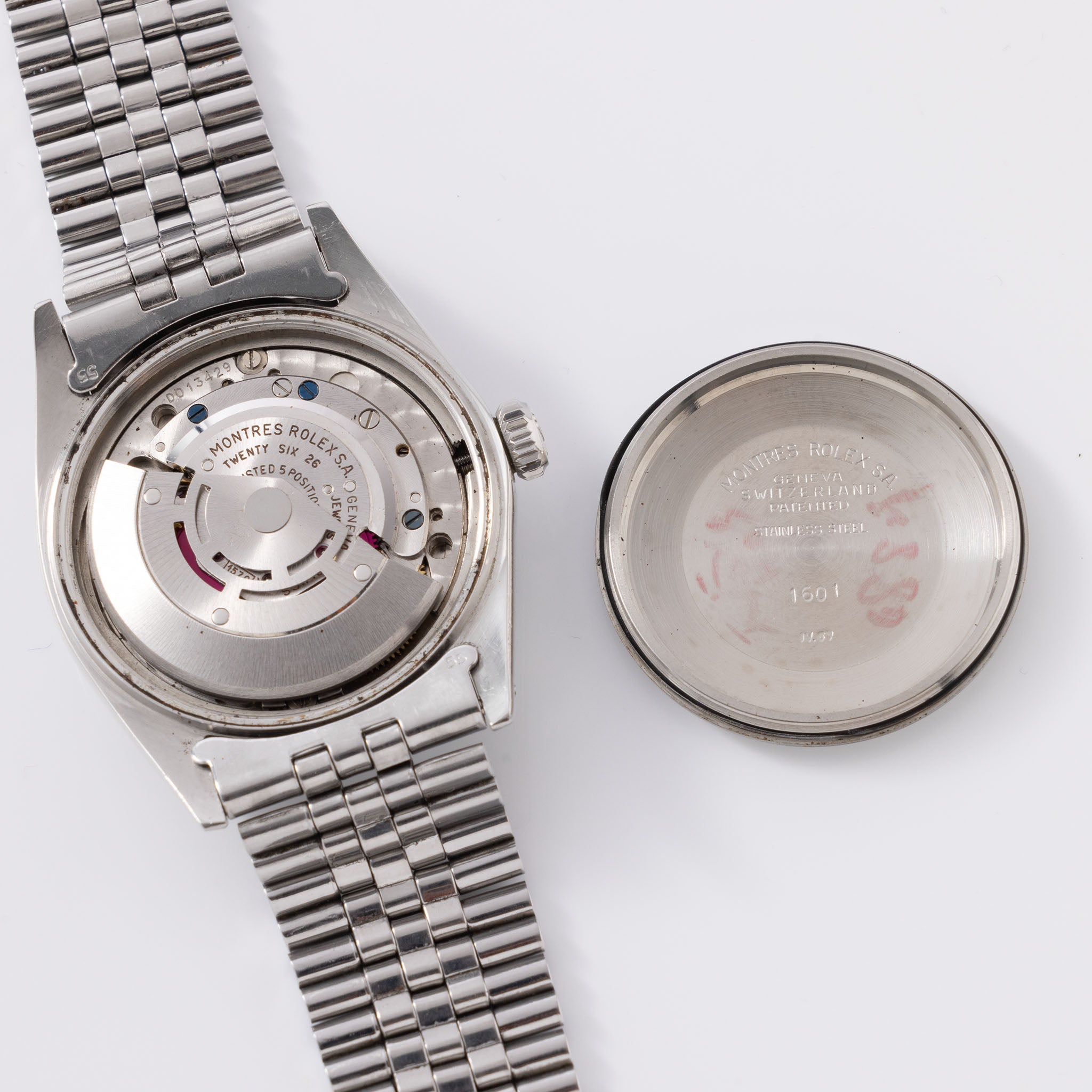 Rolex Datejust Referenz 1600 Gilt Zifferblatt mit Box und Papieren