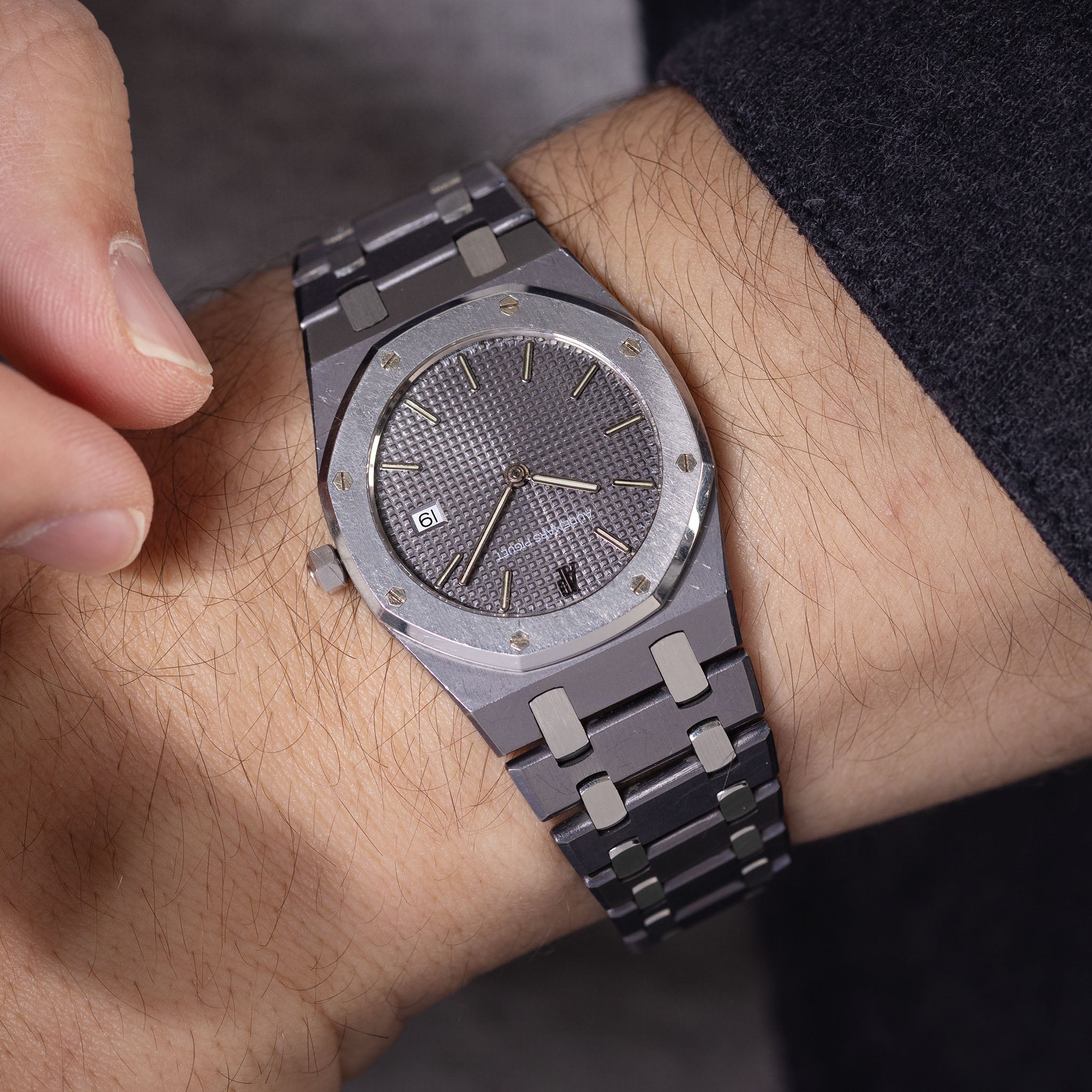 Audemars Piguet Royal Oak Referenz 56175TT Tantalum und Stahl "Championship" MK1 Zifferblatt