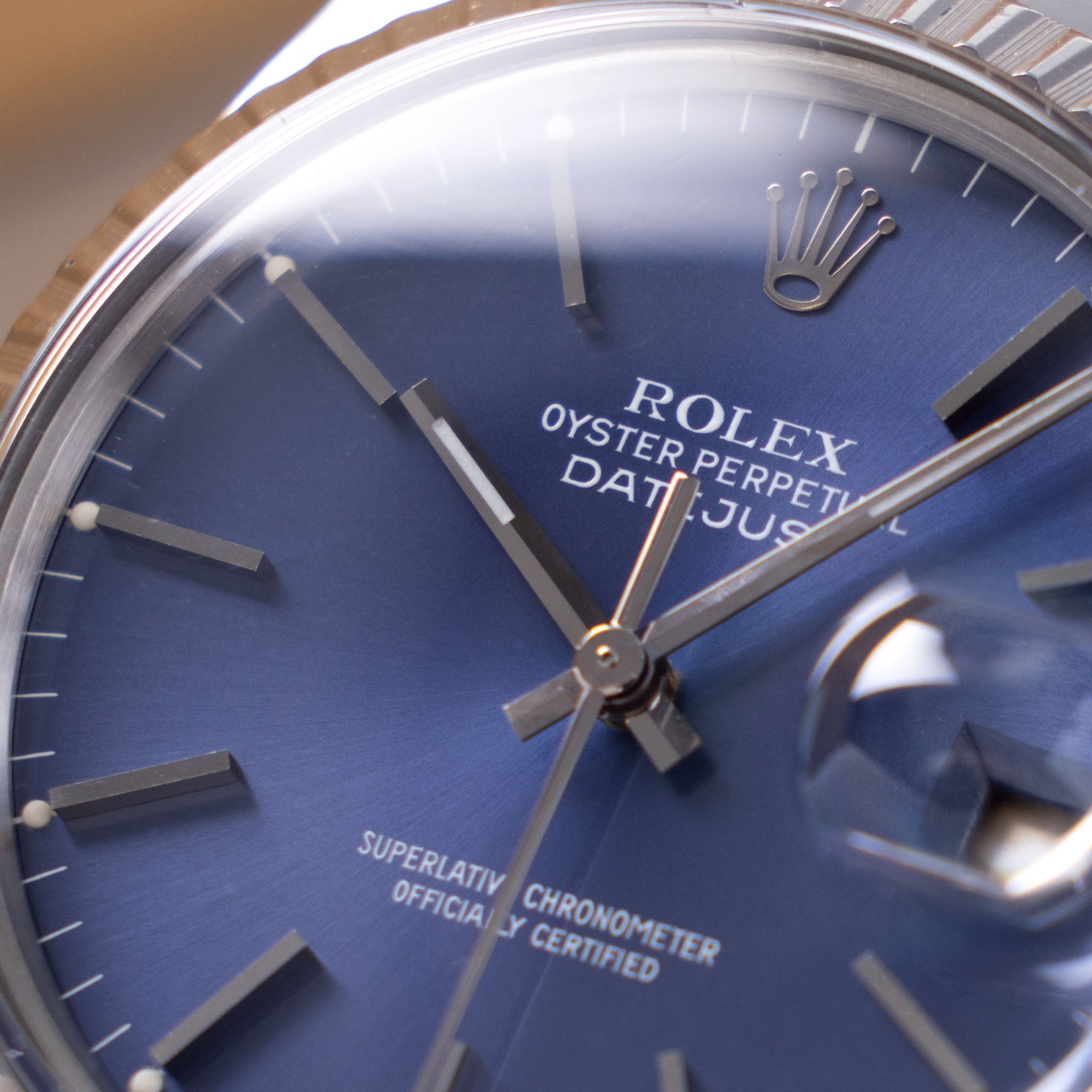 Rolex Datejust 16030 mit blauem Zifferblatt