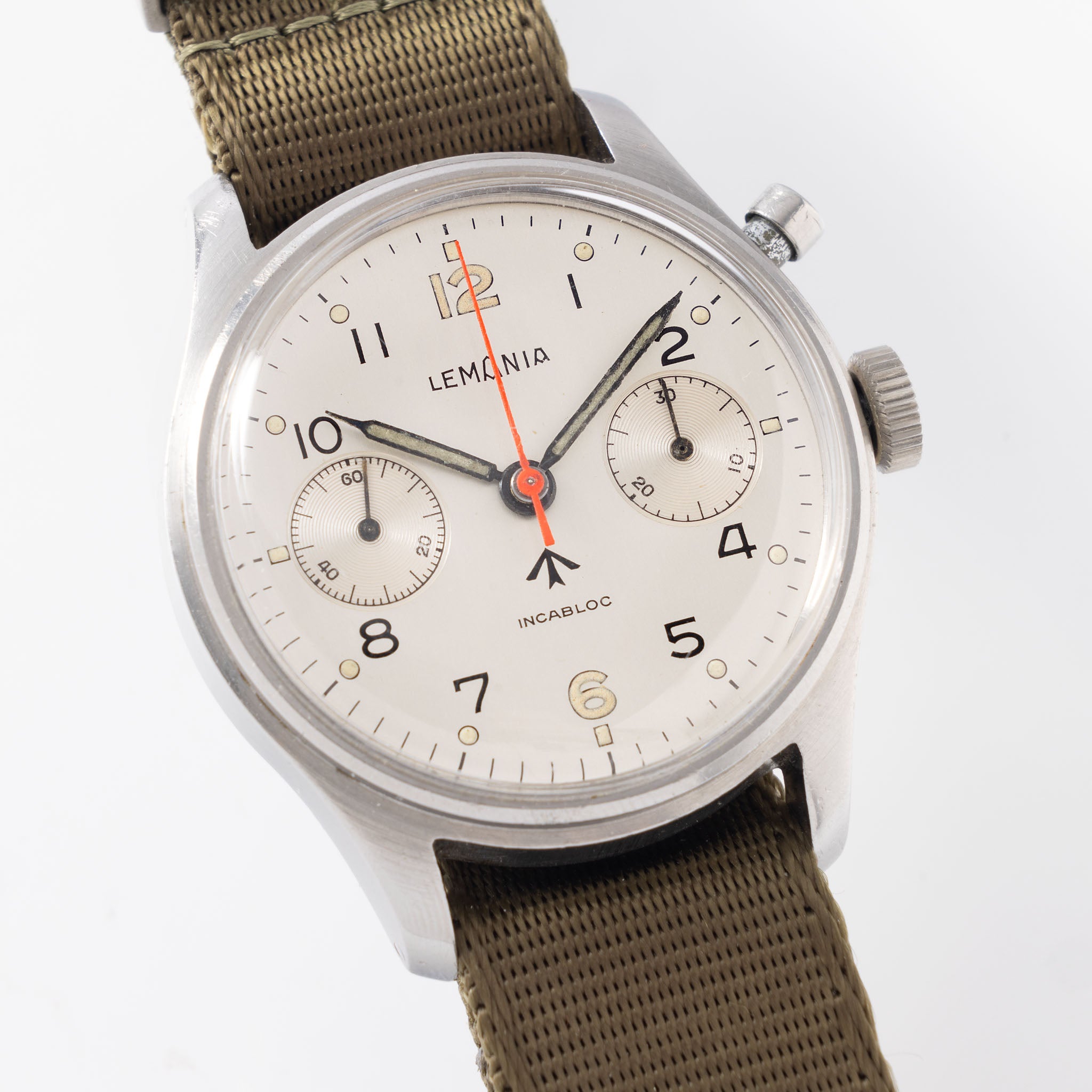 Lemania Monopusher Chronograph British Armed Forces