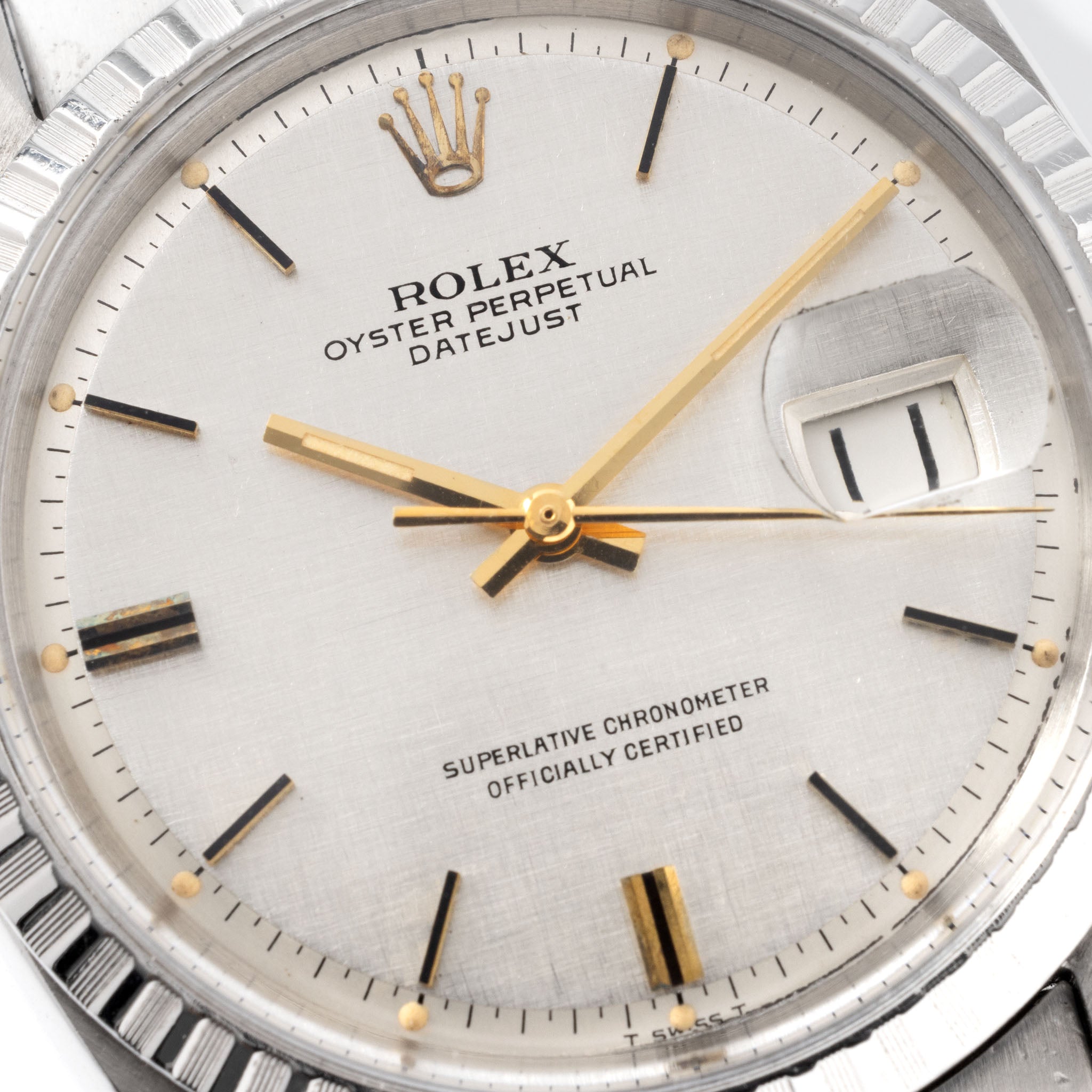 Rolex Datejust 1603 Linen Zifferblatt