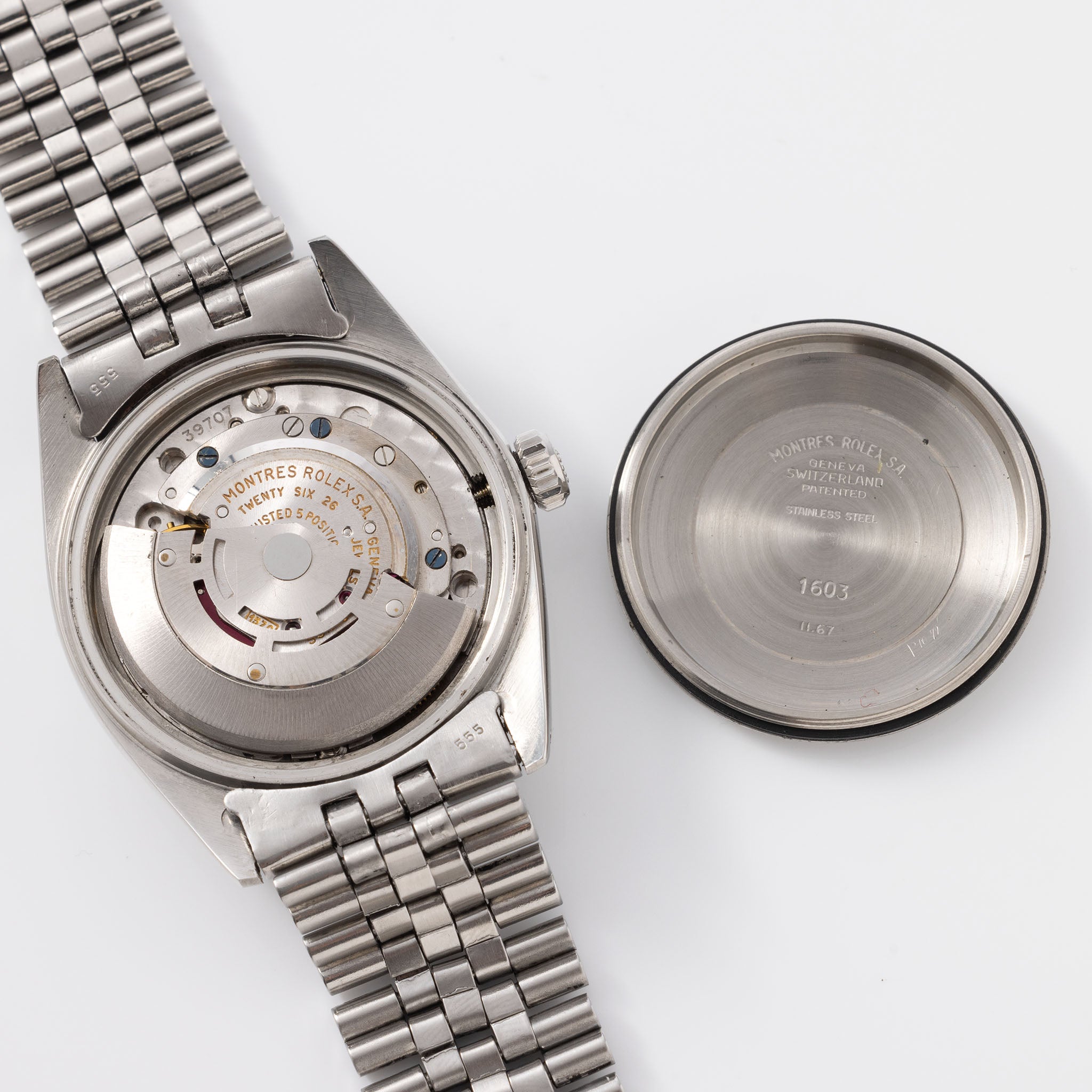 Rolex Datejust 1603 Linen Zifferblatt