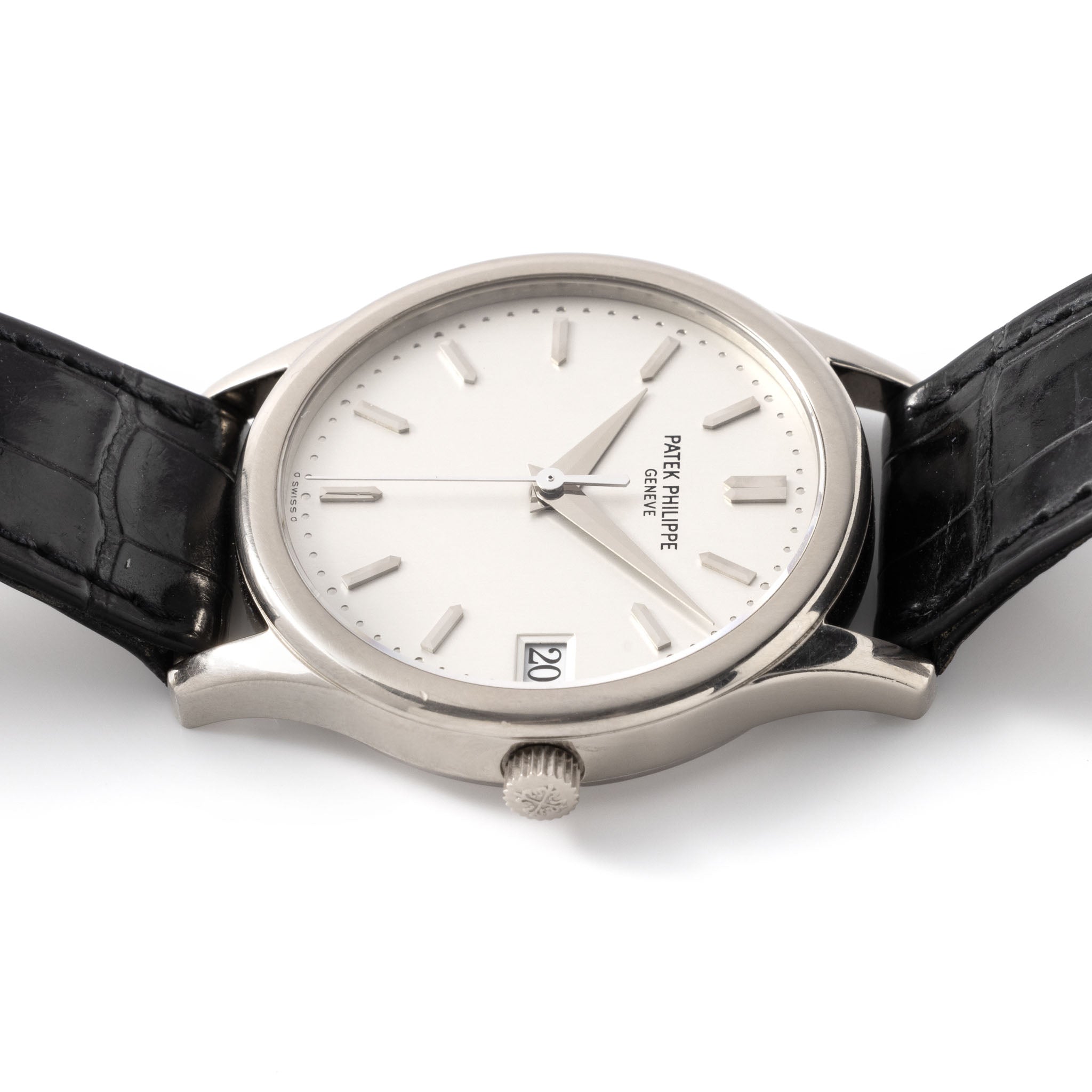 Patek Philippe Calatrava Referenz 3998G mit Box und Papiere