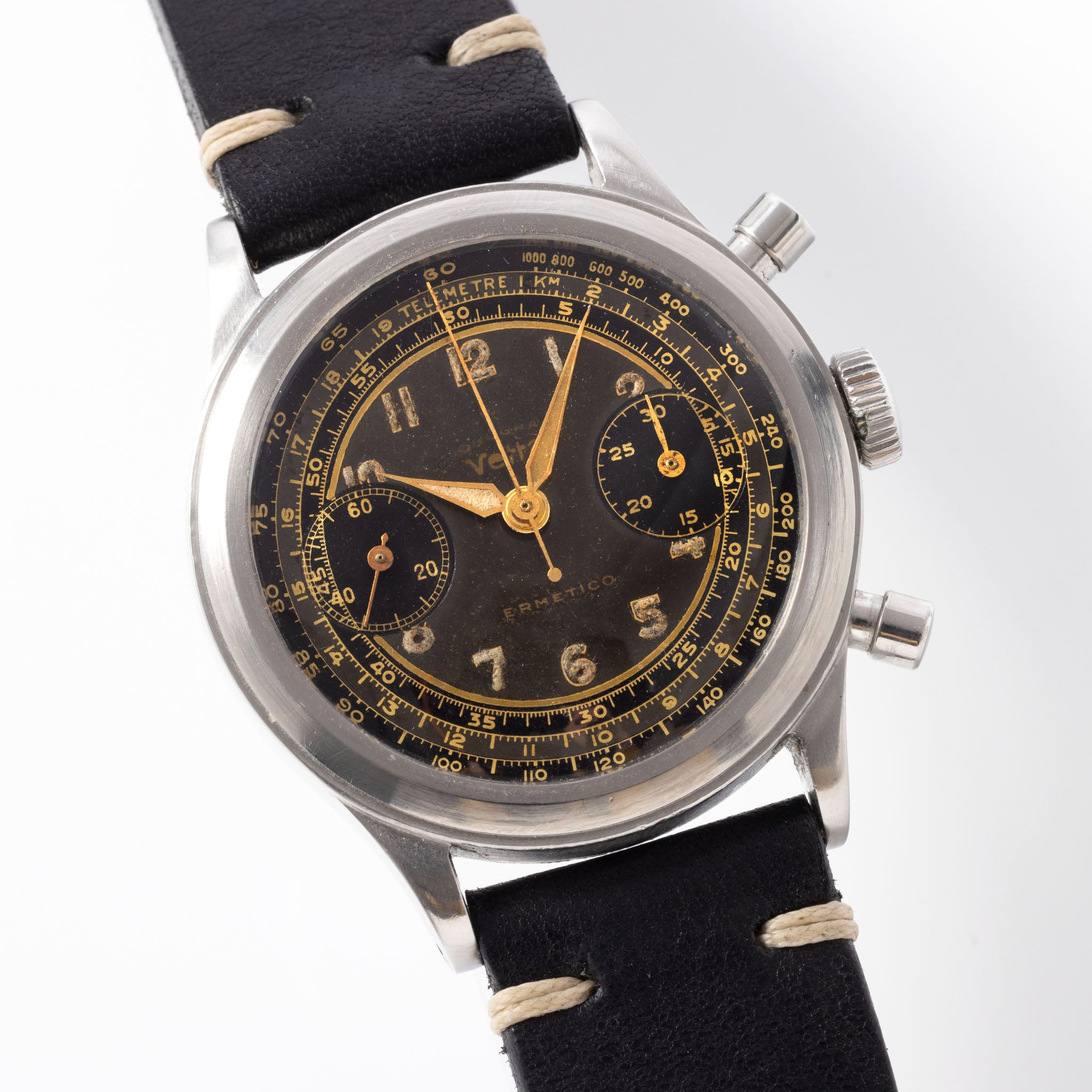 Vetta Ermetico Oversized Waterproof Chronograph mit grauem Zifferblatt Referenz 5347