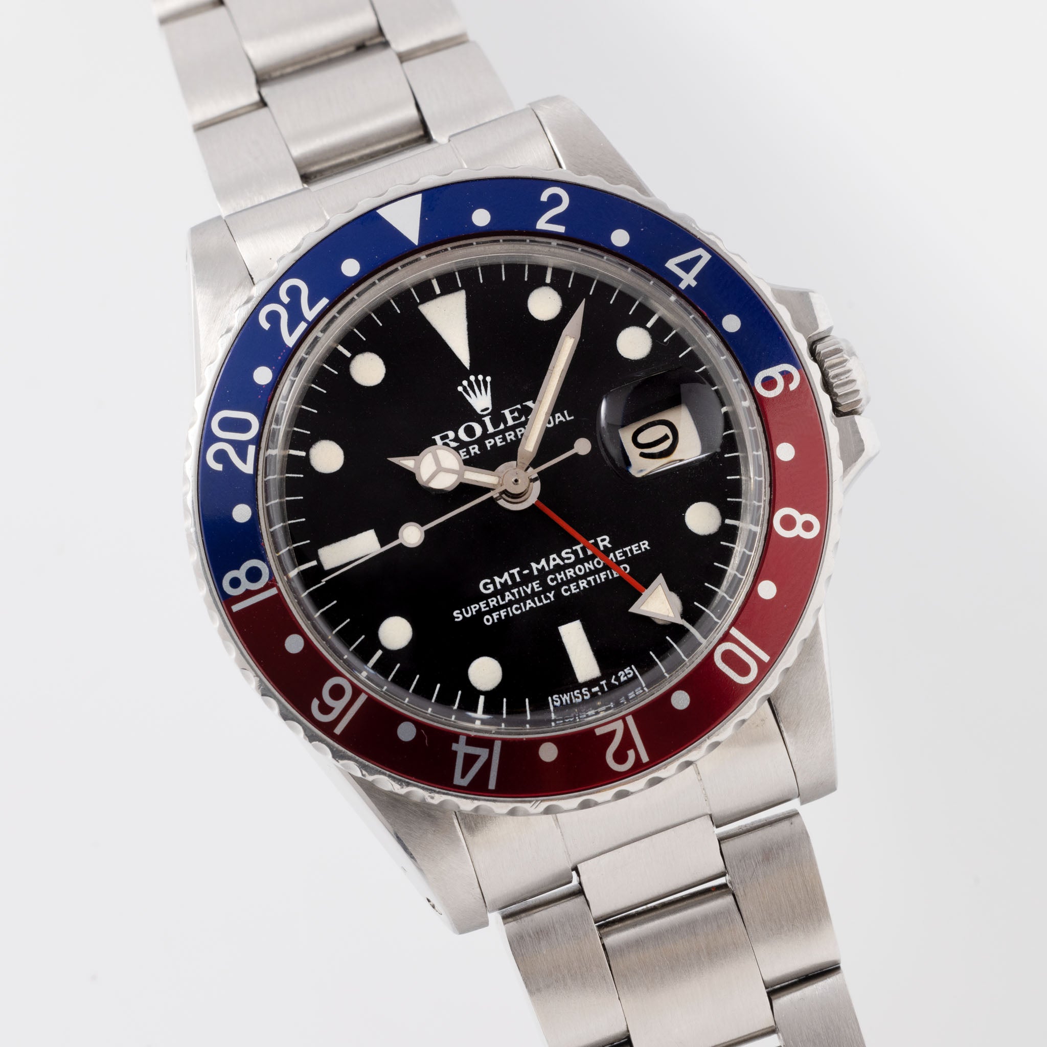 Rolex GMT-Master Referemz 1675 Mk4 Zifferblatt