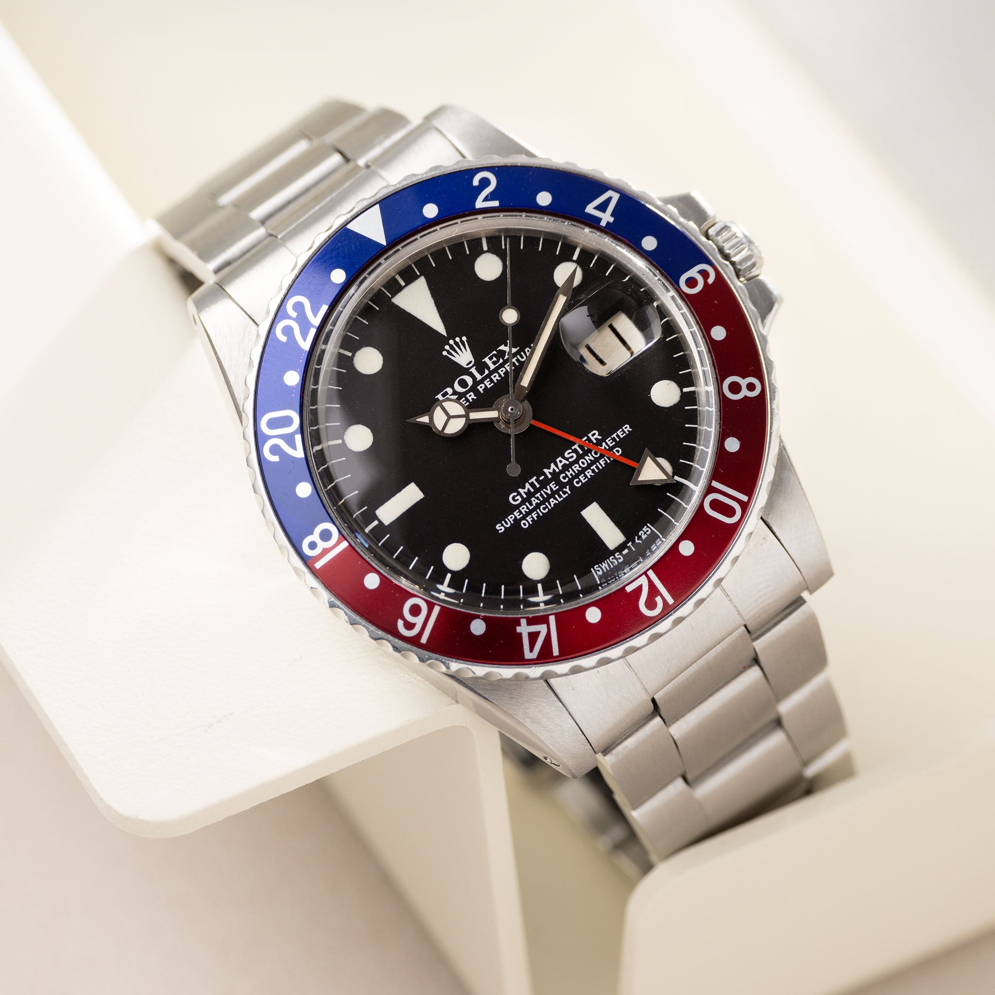 Rolex GMT-Master Referemz 1675 Mk4 Zifferblatt