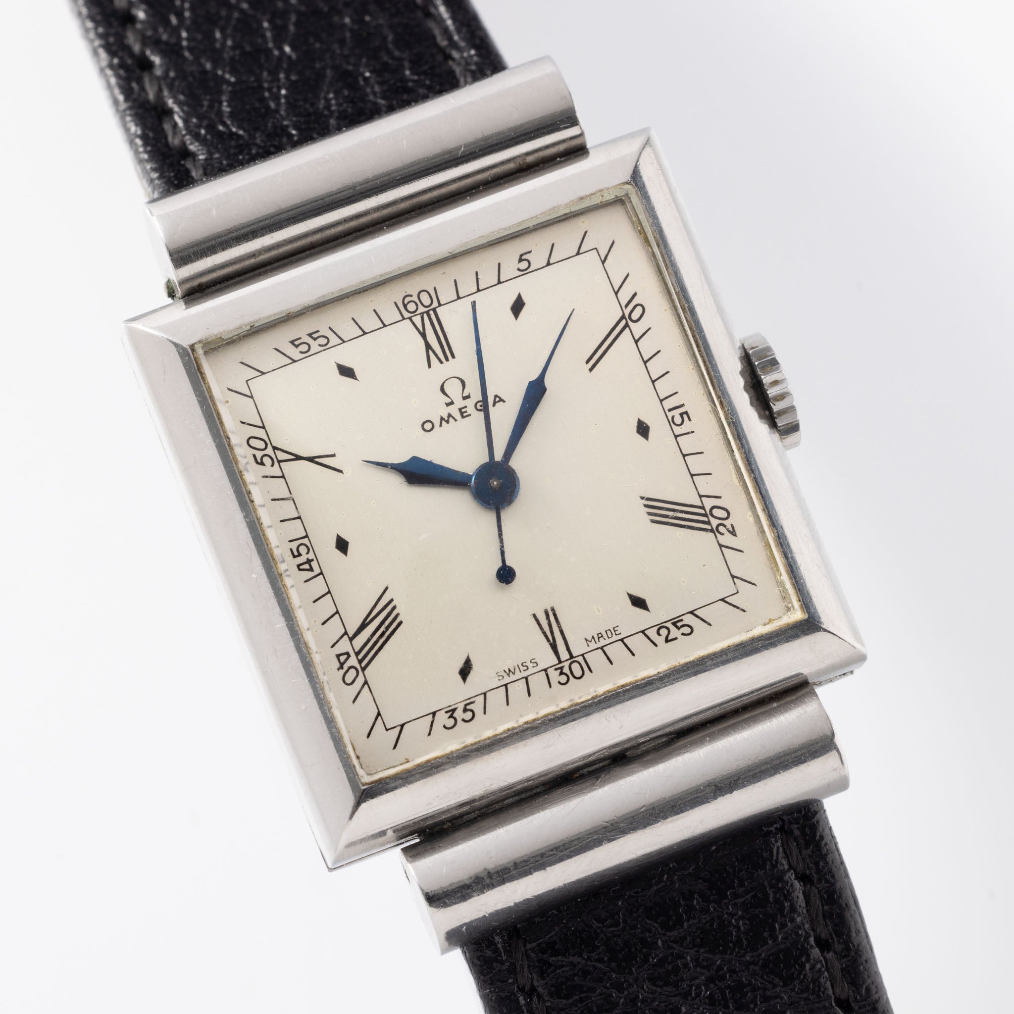 Omega Medicus Square Dress Watch Two Tone Zifferblatt Referenz CK651