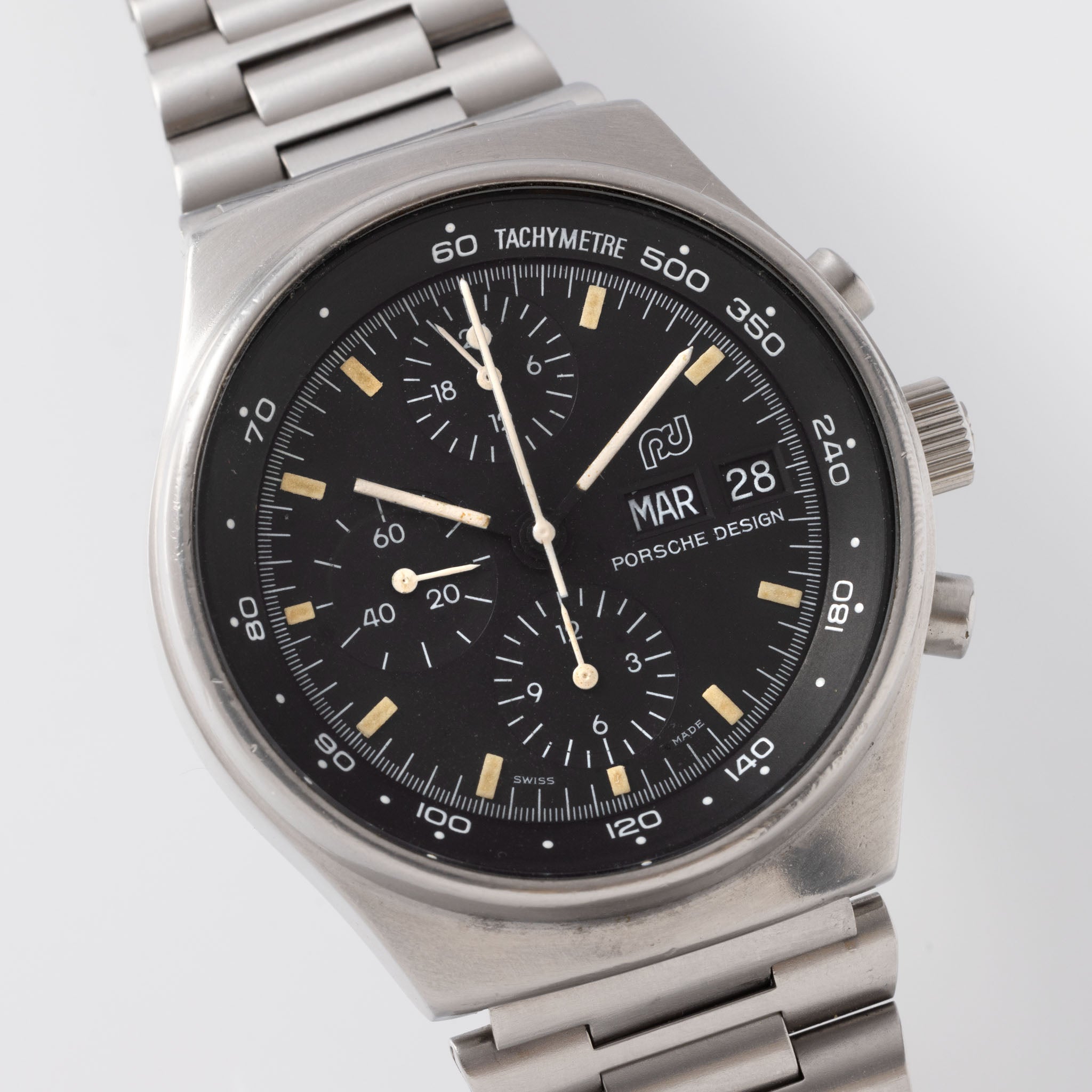 Orfina Porsche Design Chronograph 1 Referenz 7176 “Top Gun” Lemania 5100