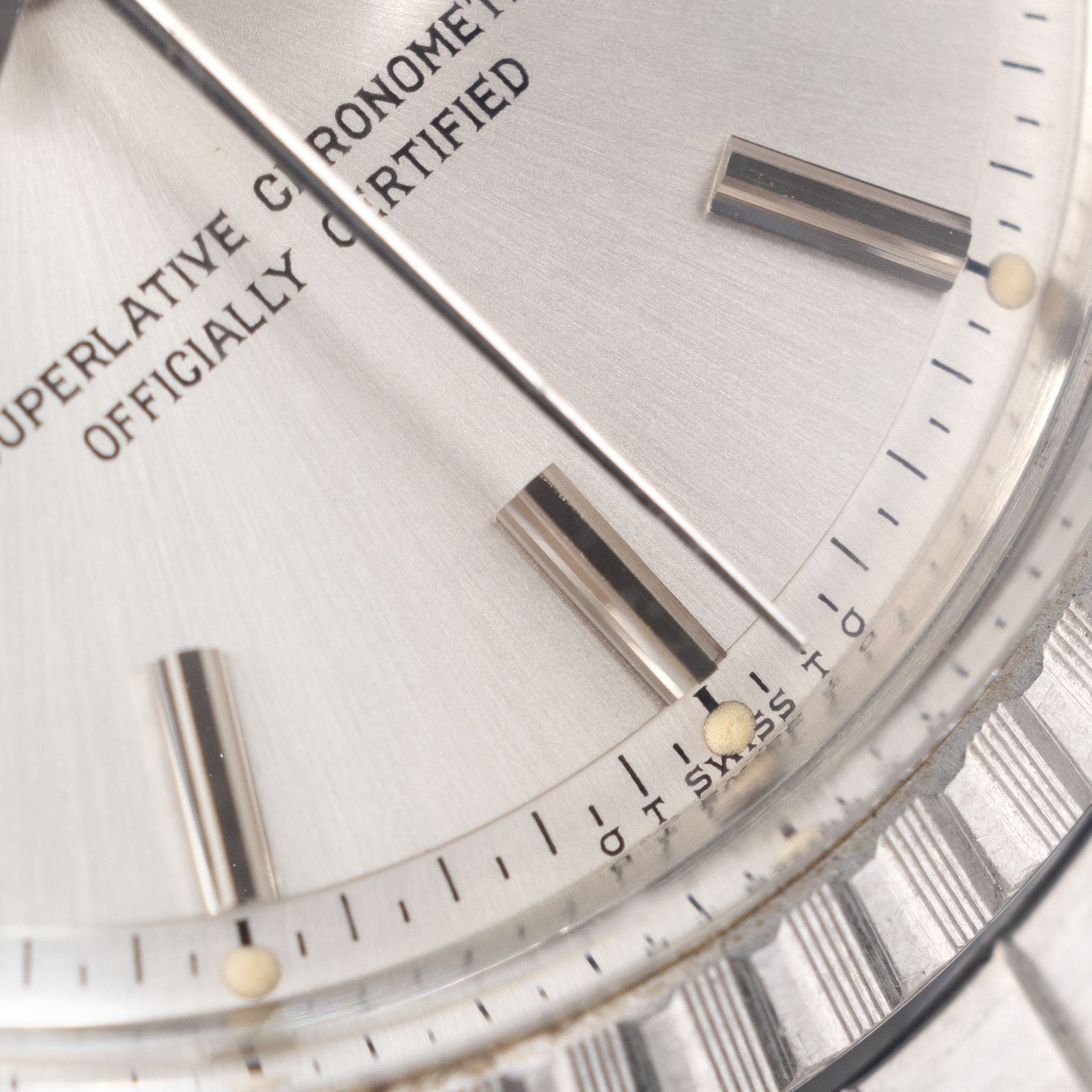 Rolex Datejust Referenz 1603 Silbernes Sigma Zifferblatt