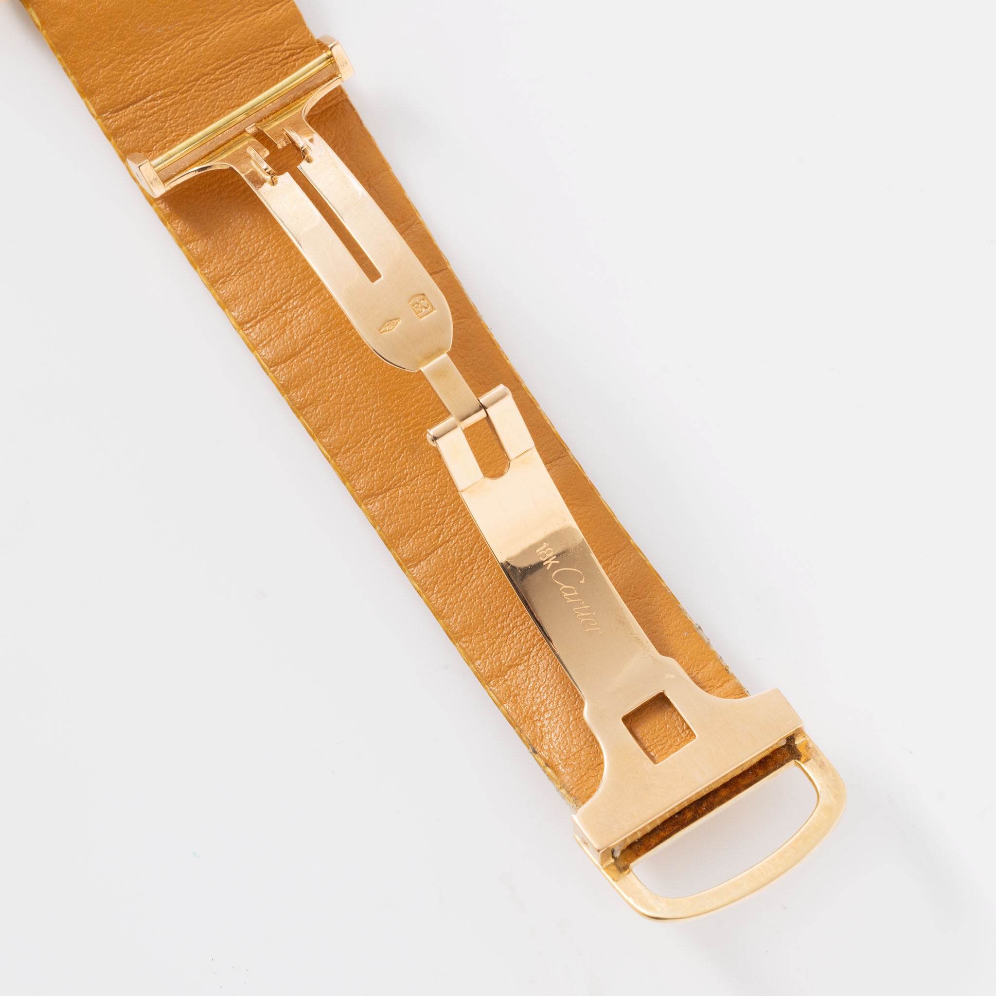 Cartier Tank Jumbo Automatique 18 Karat Gelbgold "Paris Zifferblatt"