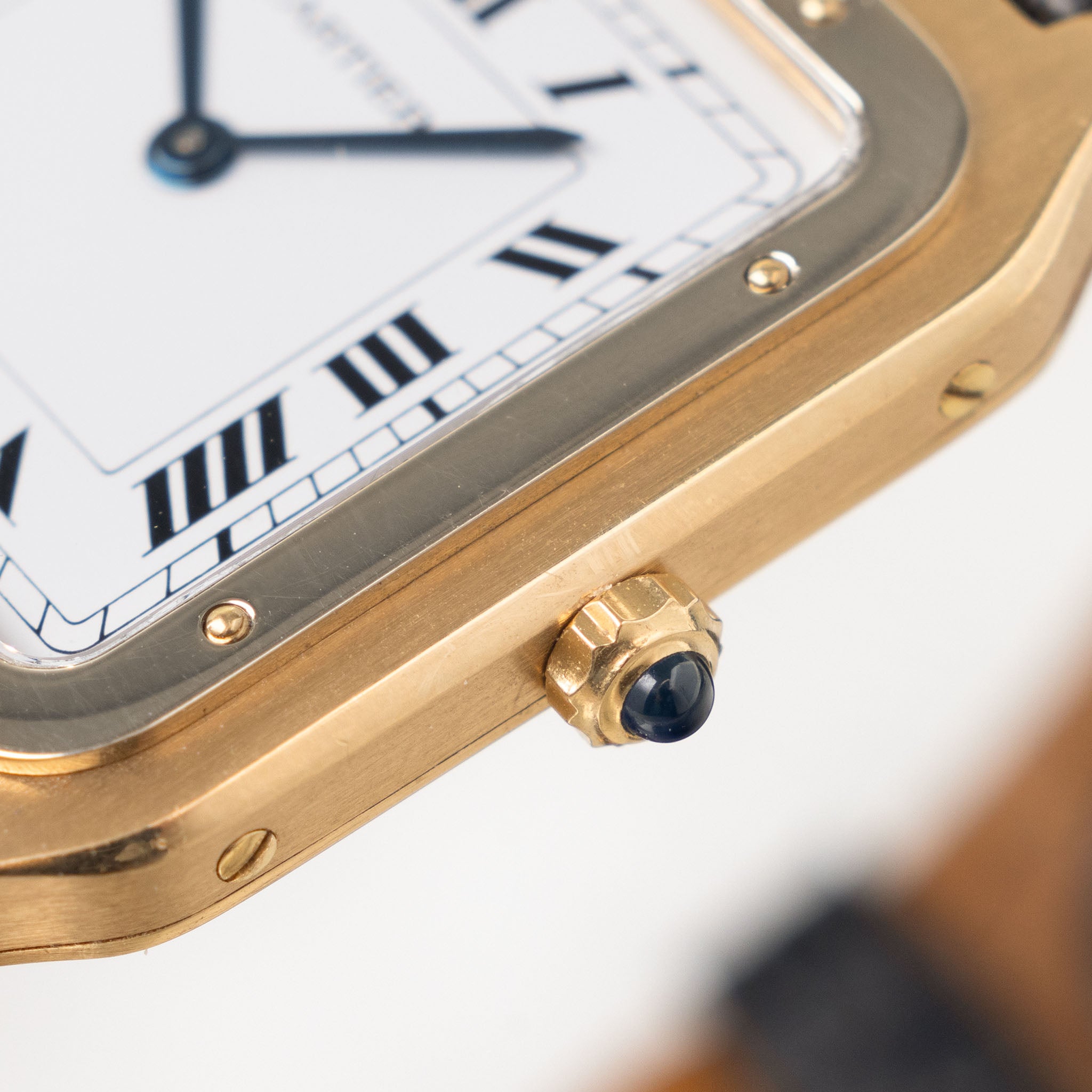 Cartier Santos Dumont "Deux Ors" Extra Thin 18 Karat Gold Bicolor Referenz 96061