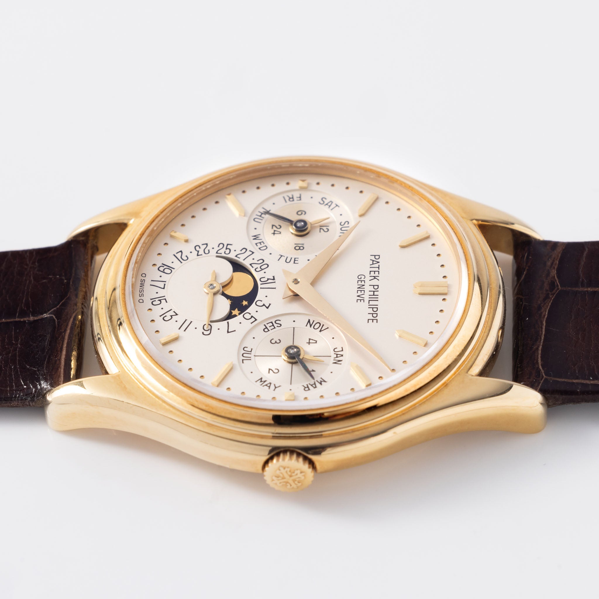 Patek Philippe Perpetual Kalender 2. Serie mit Auszug aus dem Archiv Referenz 3940