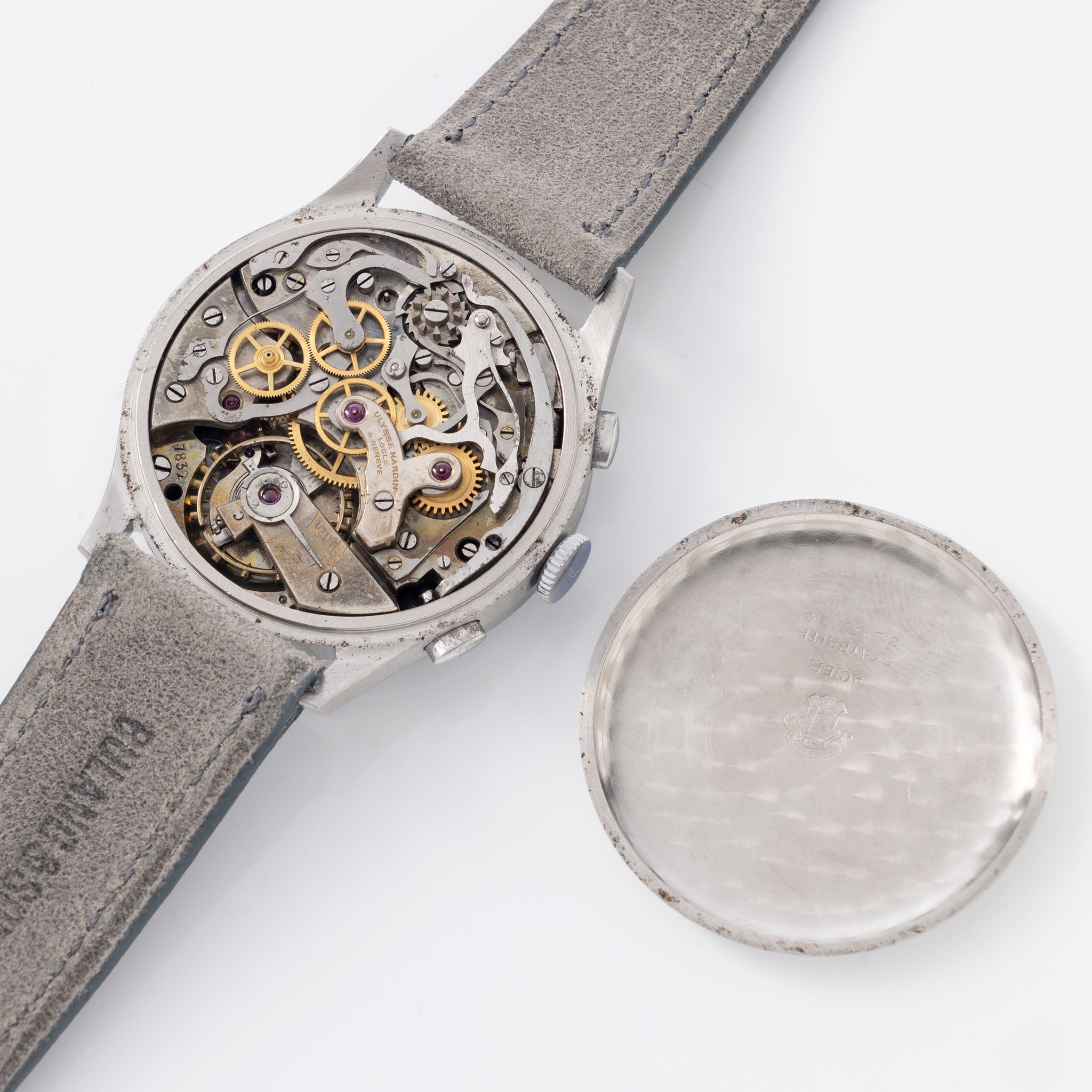 Ulysse Nardin Oversized Chronograph Galvanic Schwarzem Zifferblatt Valjoux 22