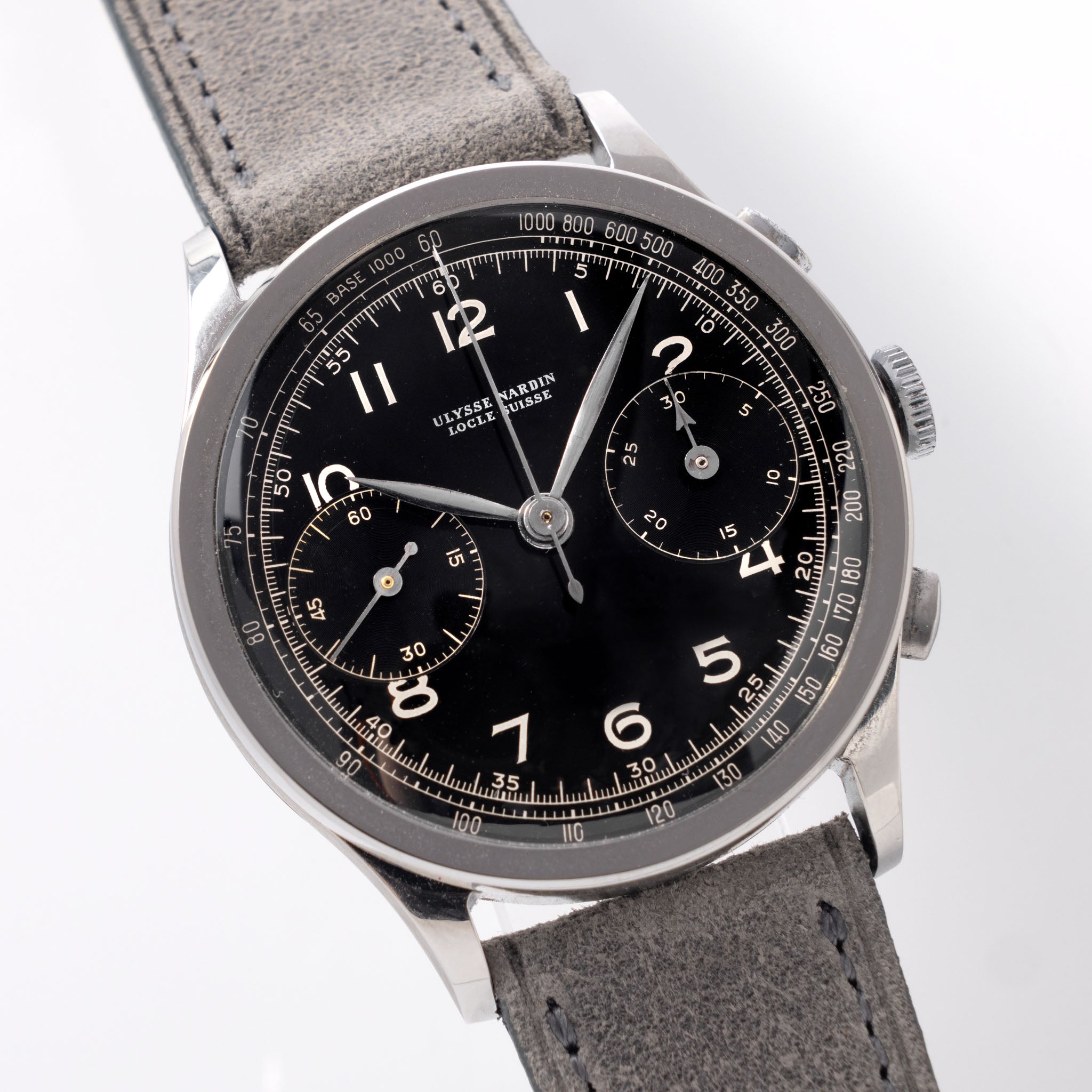 Ulysse Nardin Oversized Chronograph Galvanic Schwarzem Zifferblatt Valjoux 22