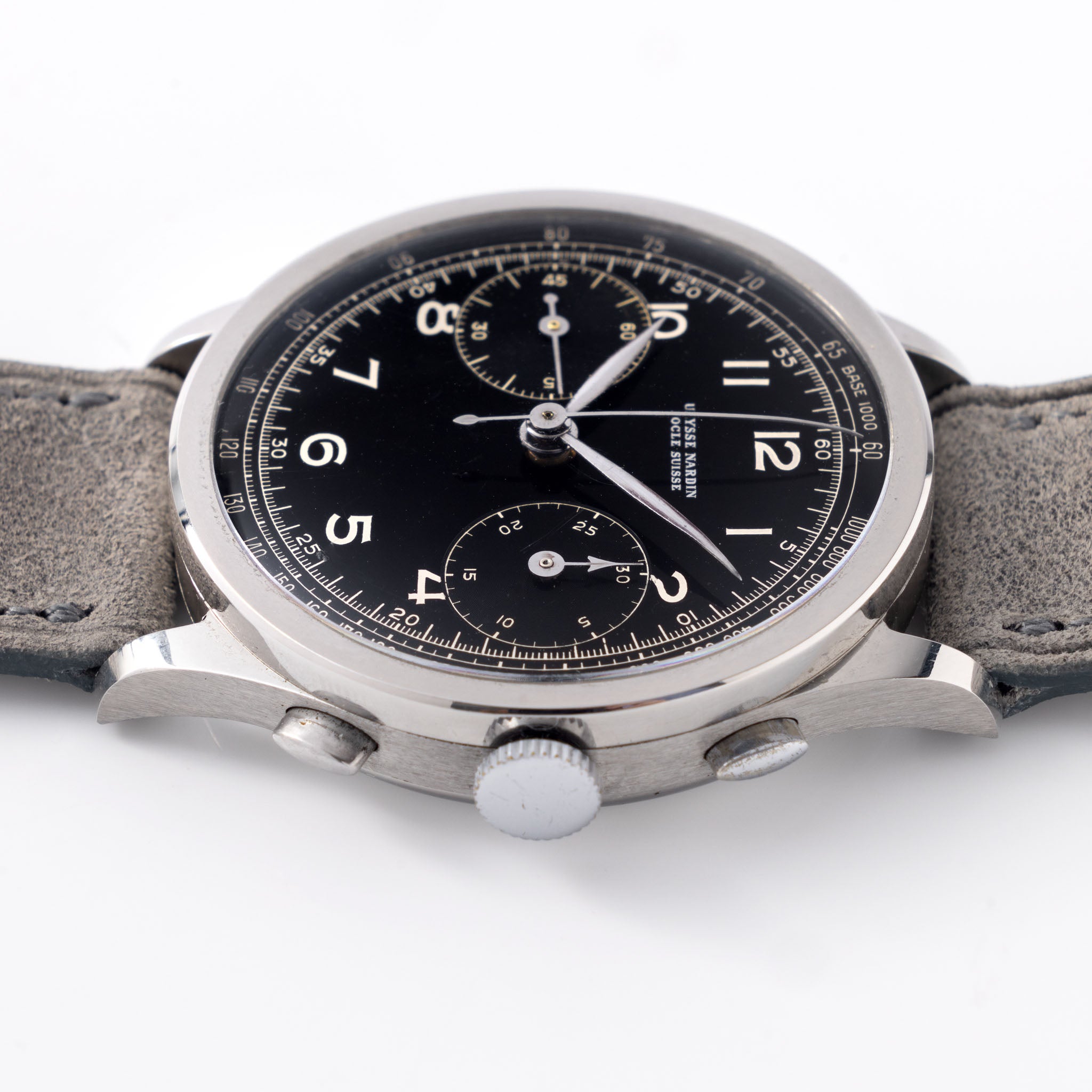 Ulysse Nardin Oversized Chronograph Galvanic Schwarzem Zifferblatt Valjoux 22