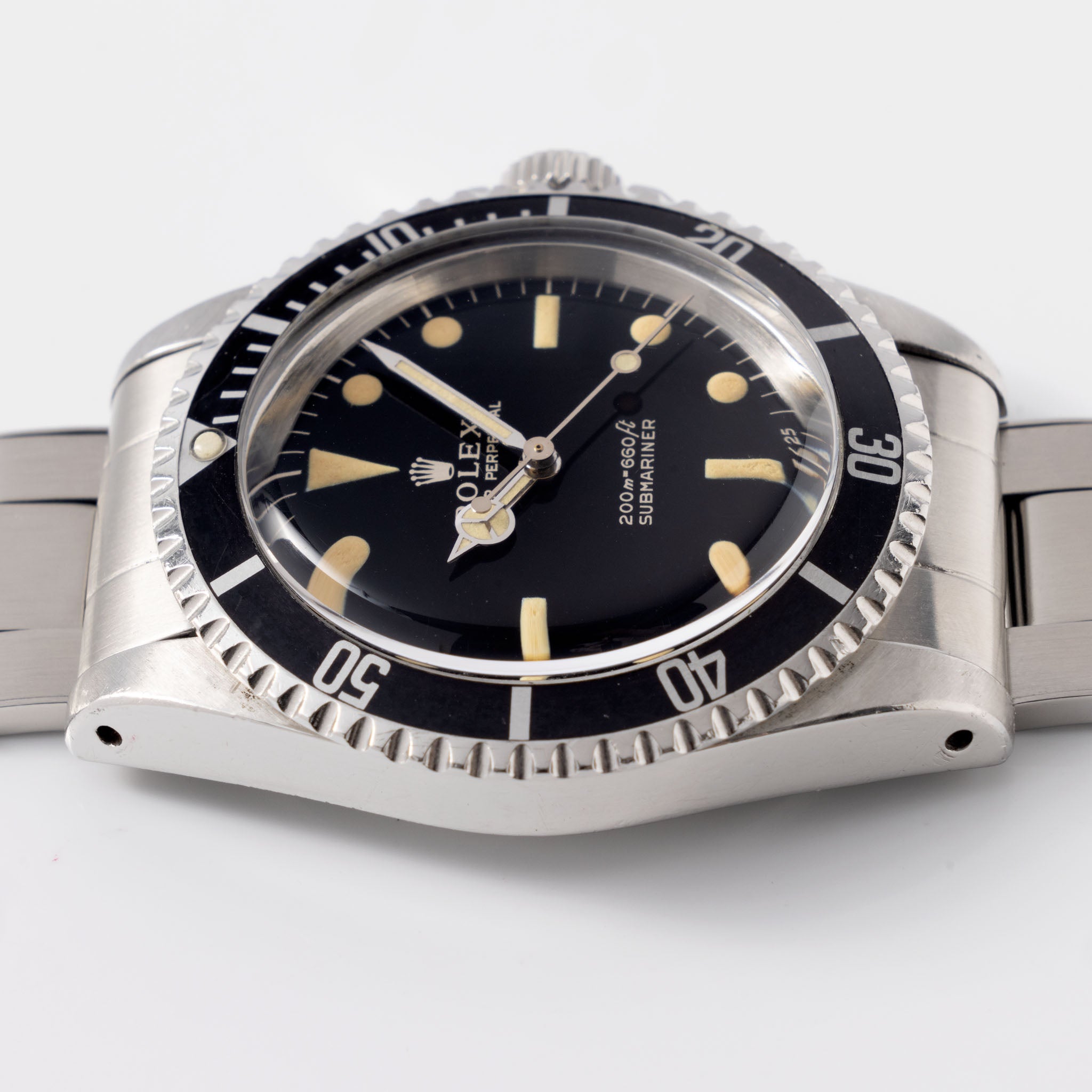 Rolex Submariner Referenz 5513 mit Glänzendem Gilt Zifferblatt aus 1965