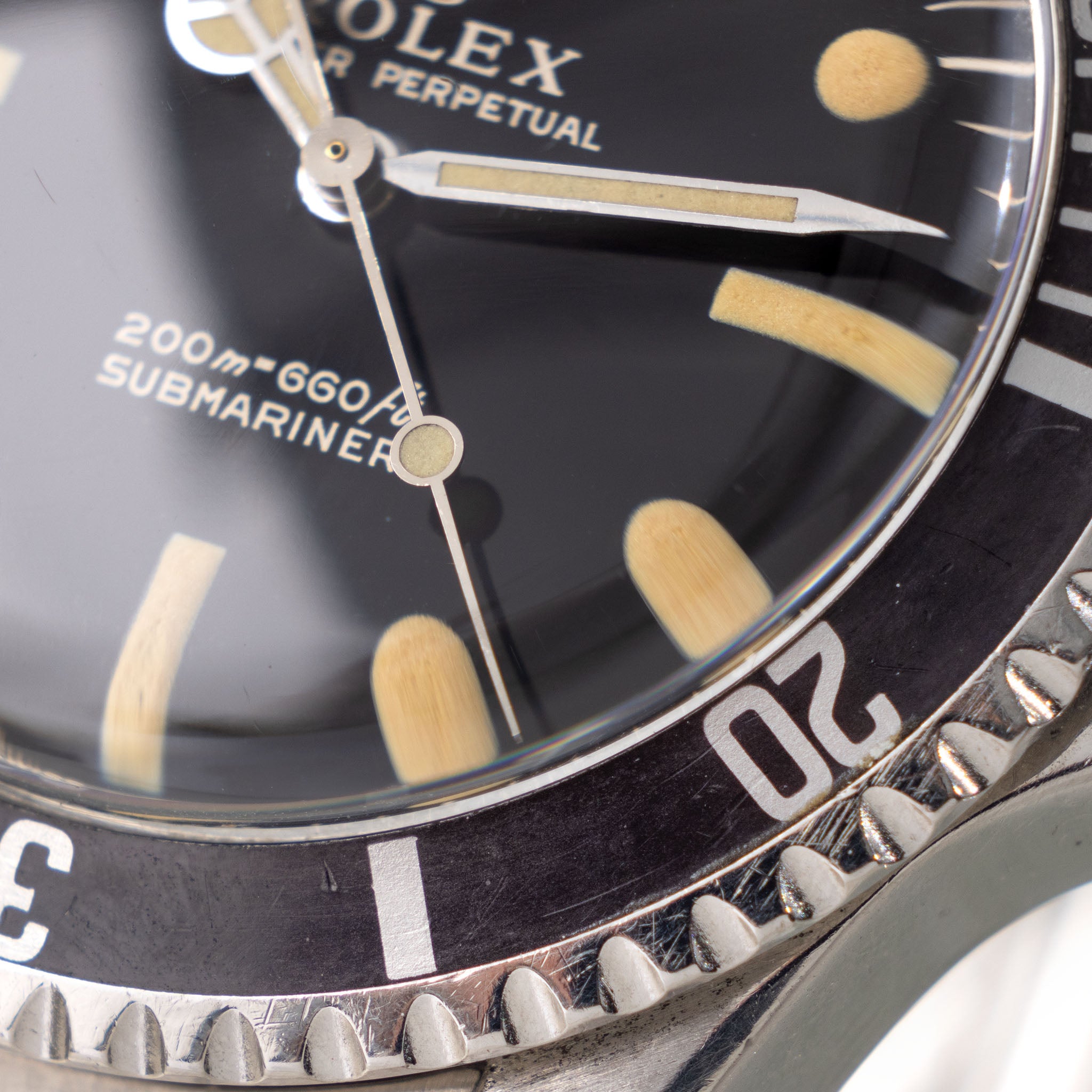 Rolex Submariner Referenz 5513 mit Glänzendem Gilt Zifferblatt aus 1965