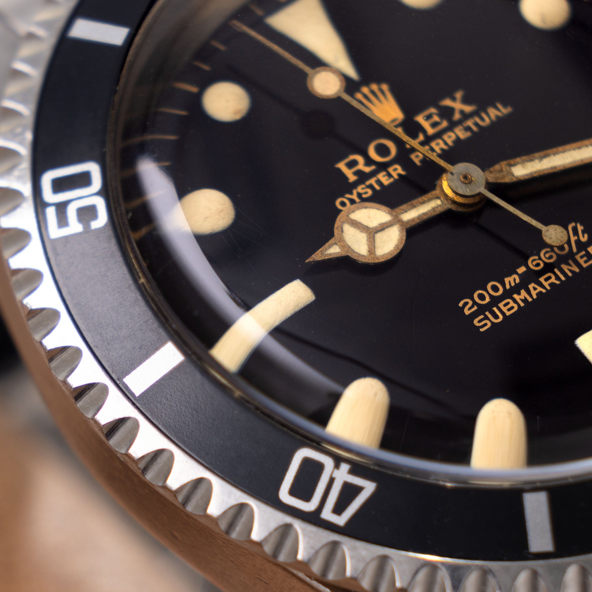 Rolex SubmarinerReferenz 5513 mit Gilt Zifferblatt