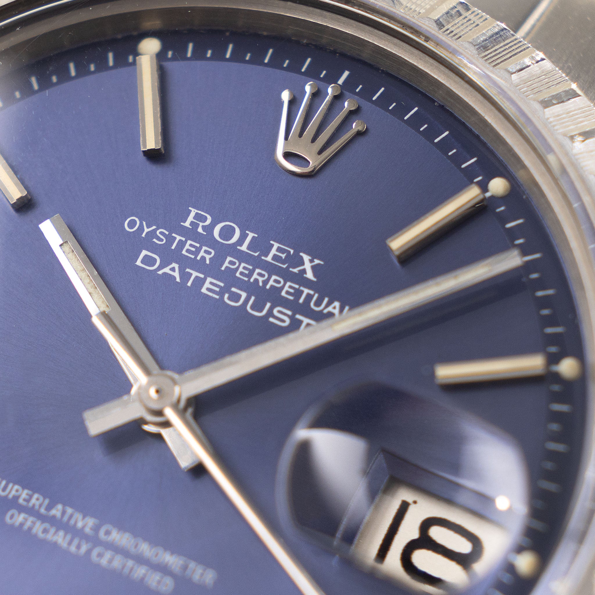 Rolex Datejust 1603 Mit Blauem Soleil Zifferblatt