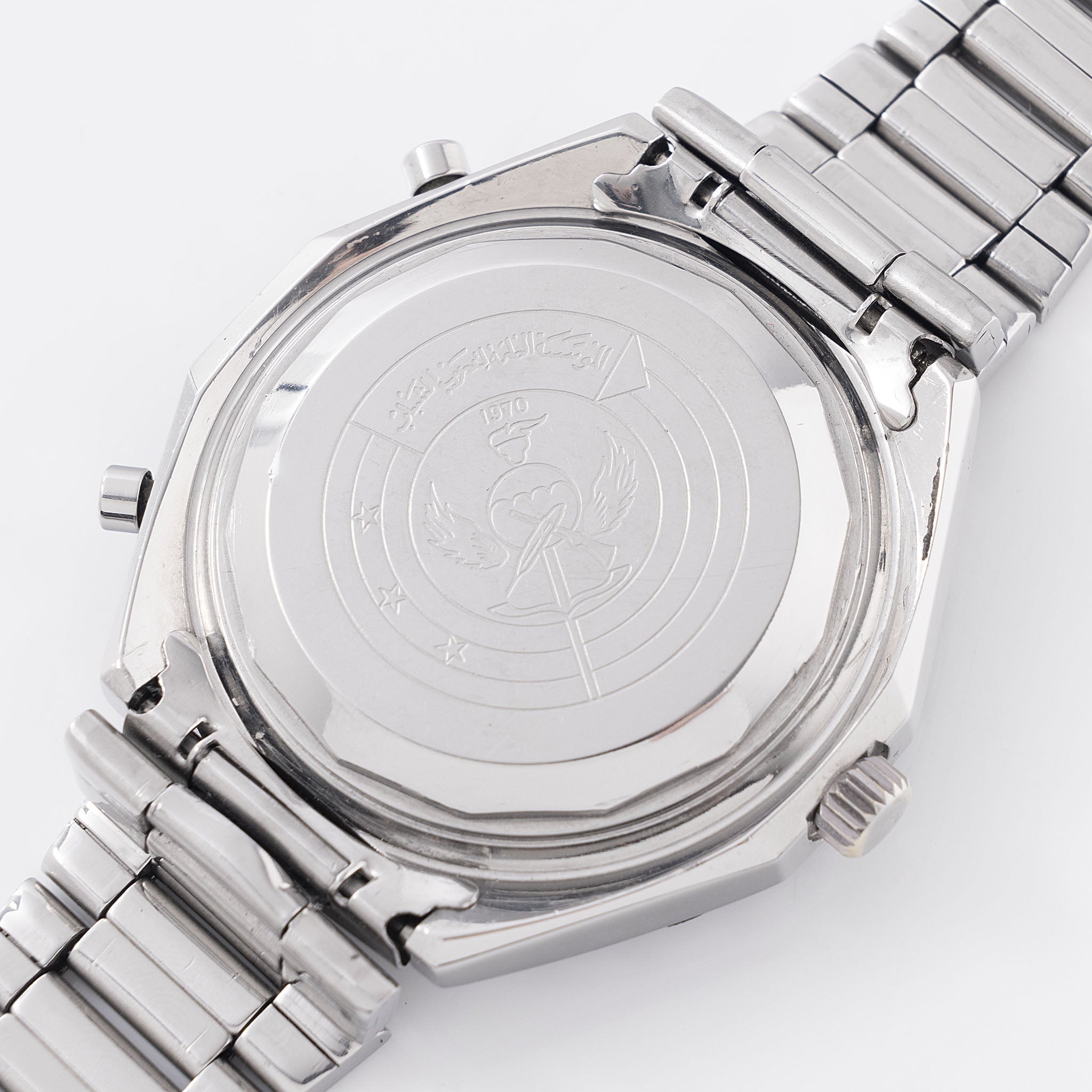 Breitling Navitimer automatic “Iraqi General Youth Training Association” Chronograph Ref. 1806 "Fried Egg"