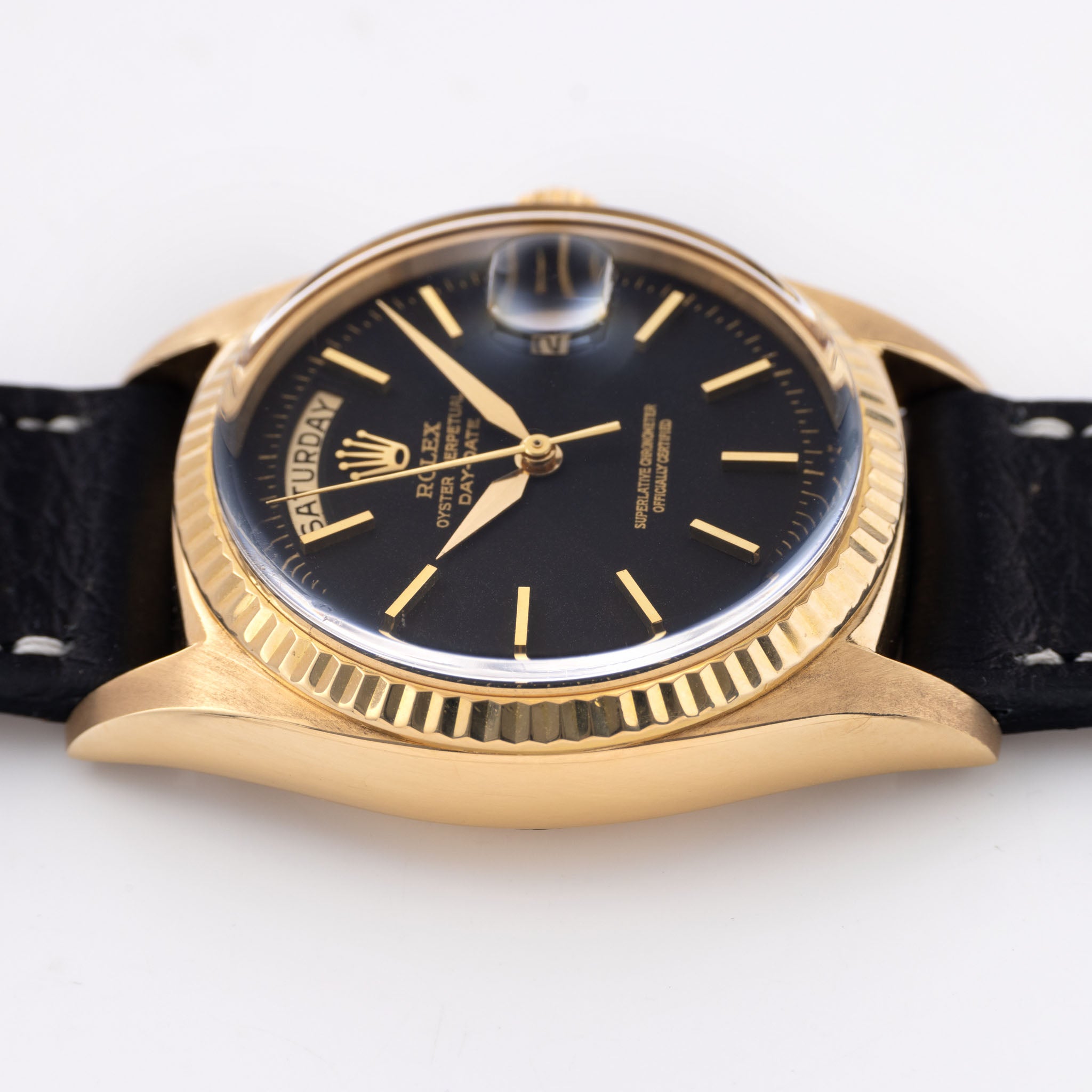 Rolex Day-Date 1803 mattschwarzes No-Lume Zifferblatt