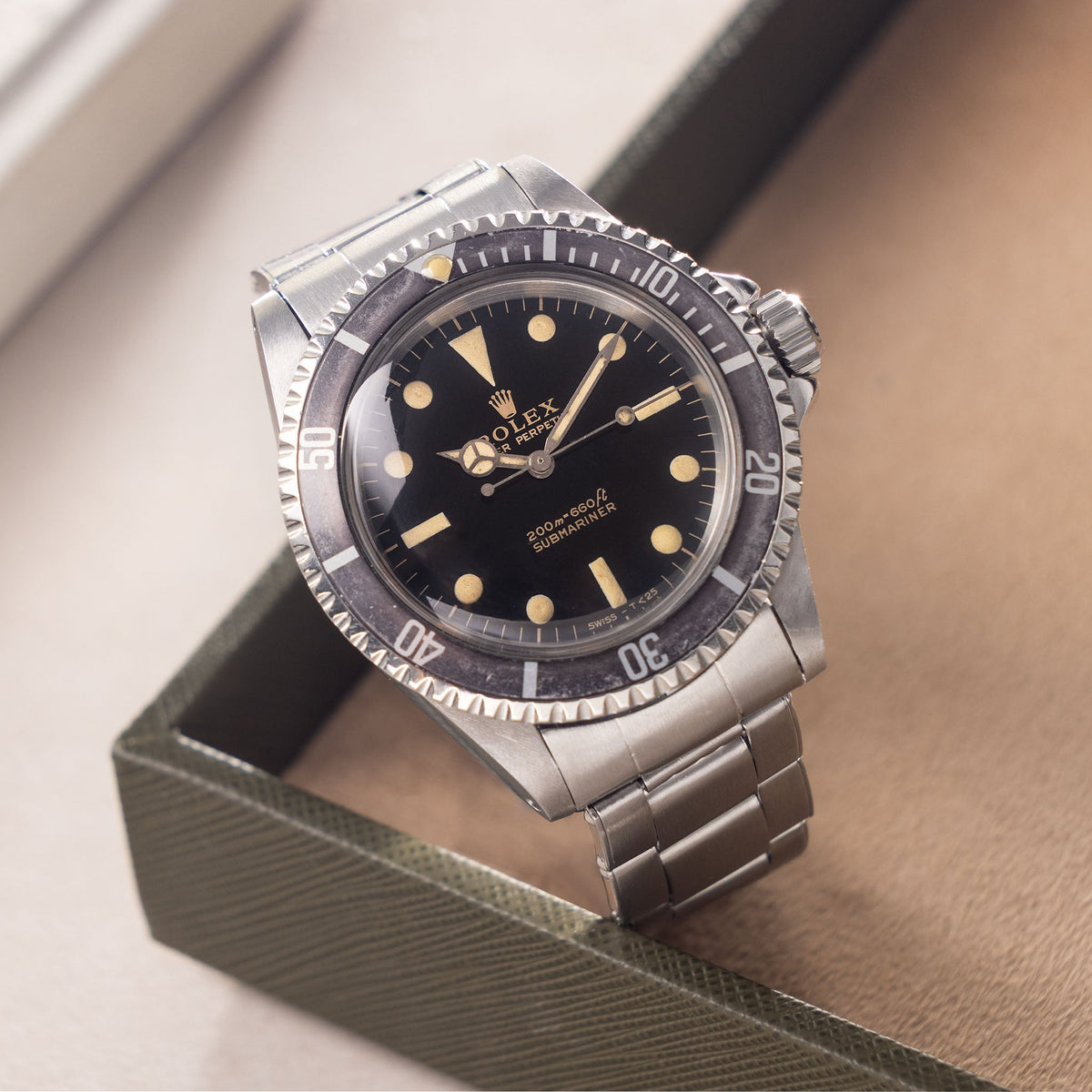Rolex Submariner Gilt dial ref 5513 first owner provenance