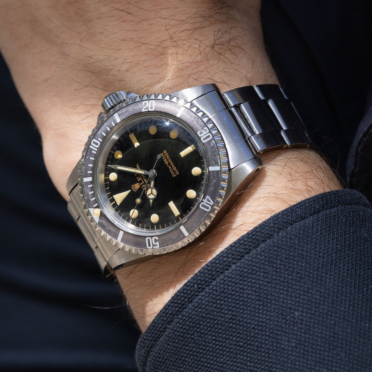 Rolex Submariner Gilt dial ref 5513 first owner provenance
