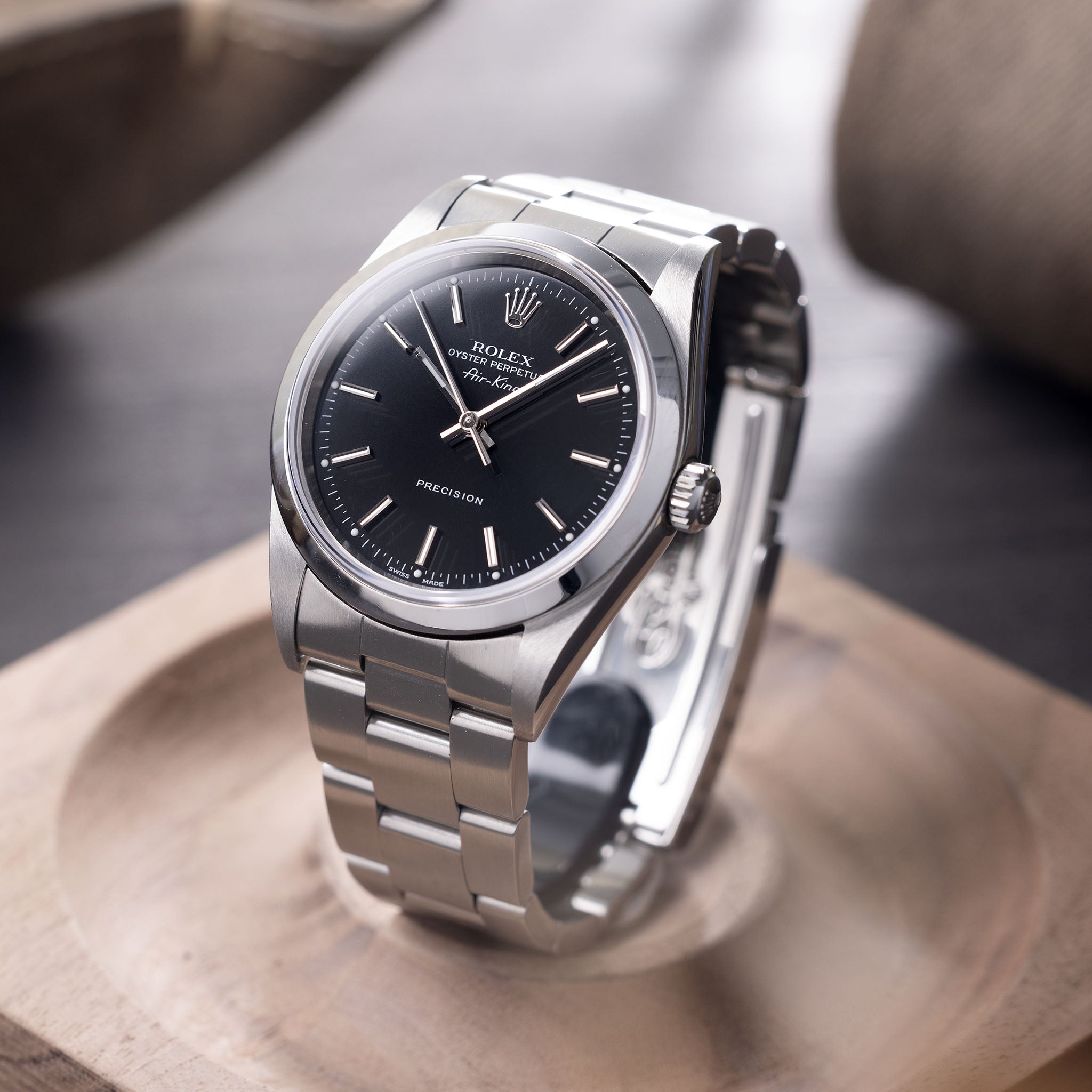 Rolex Oyster Perpetual Air-King 14000 Schwarzes Zifferblatt