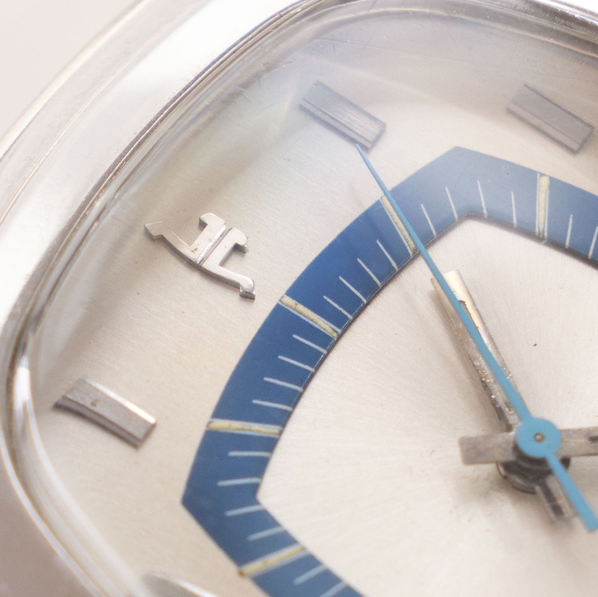 Jaeger LeCoultre Memovox"TV screen " Silver dial ref e871