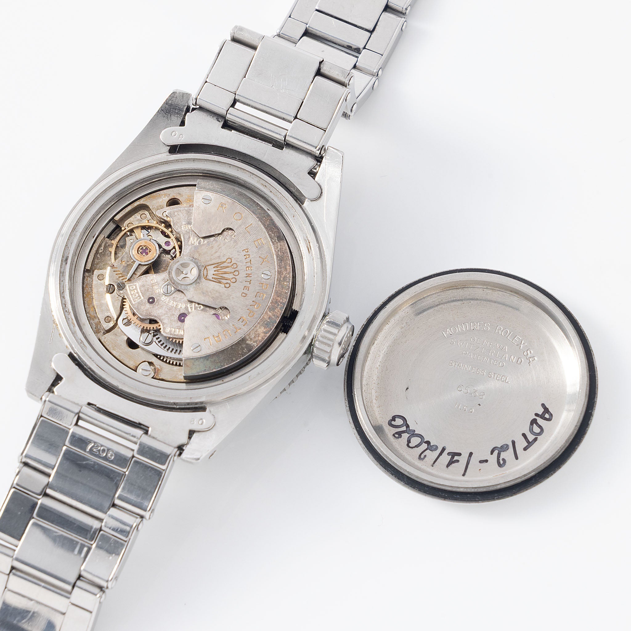 Rolex Submariner 6538 “Big crown” Tropical 2 liner dial