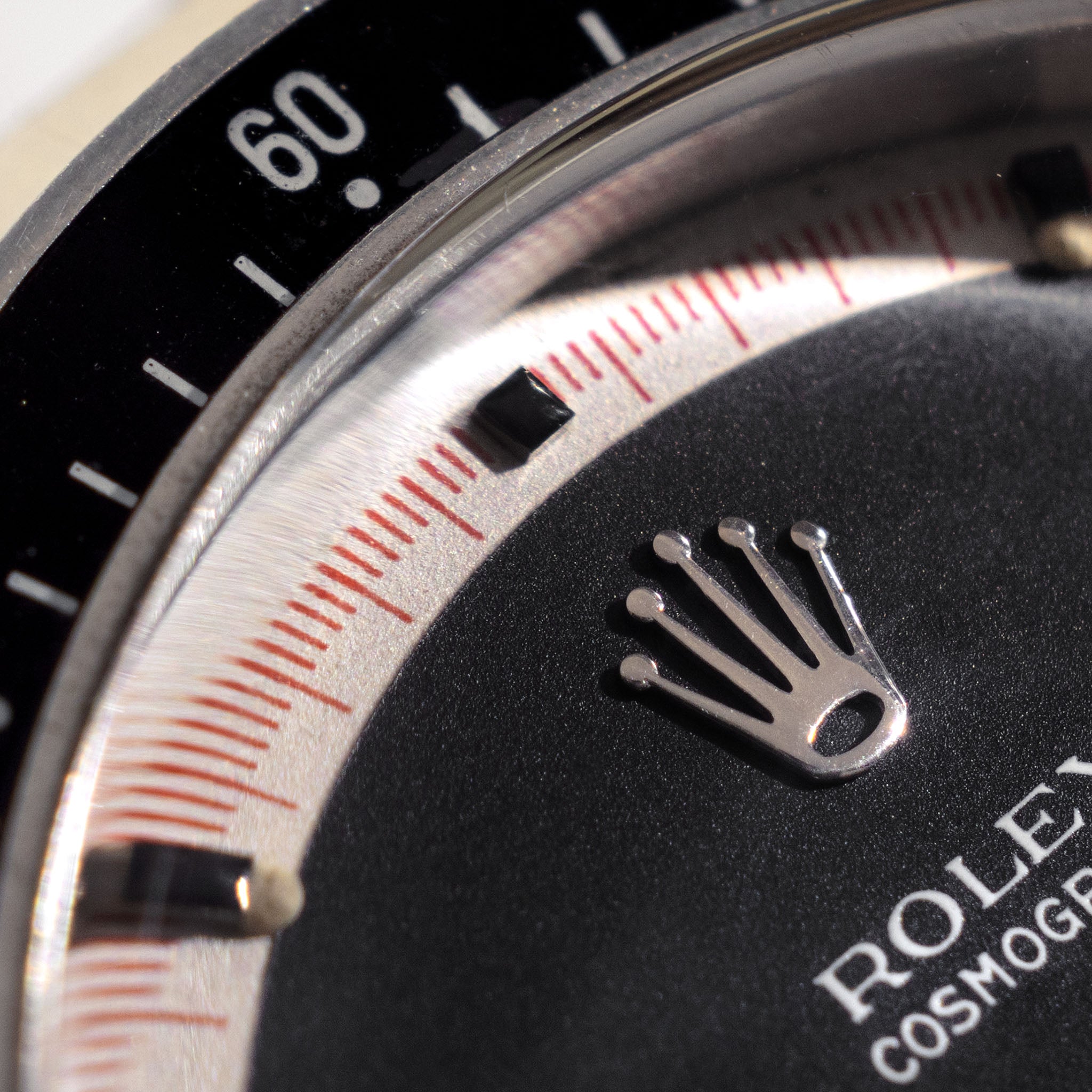 Rolex Cosmograph Daytona 6241 Black Tri-Color Exotic Dial dial with Rolex service papers