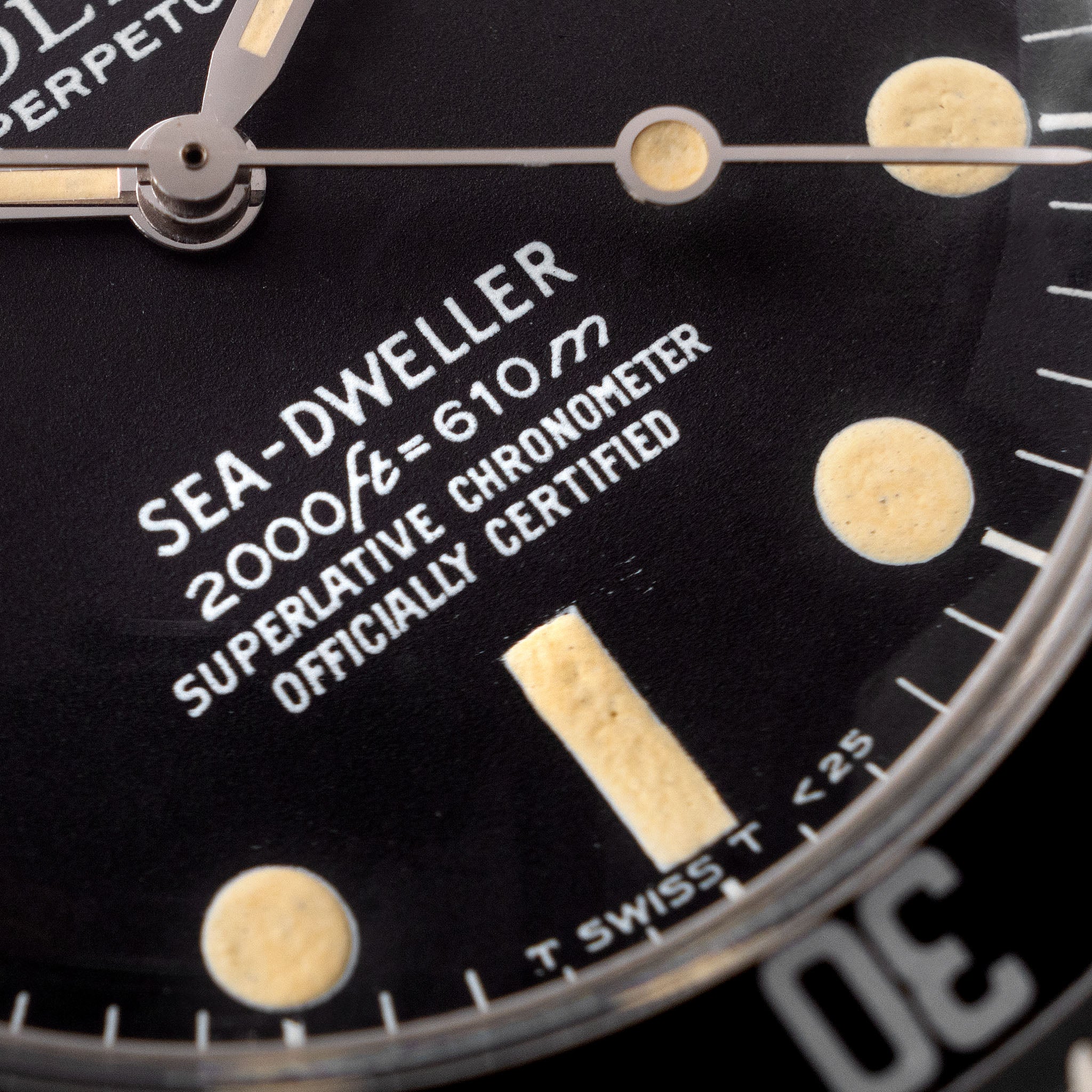 Rolex Sea-dweller ref 1665 MK2 Rail dial with Vivid Patina Box and Service Papers