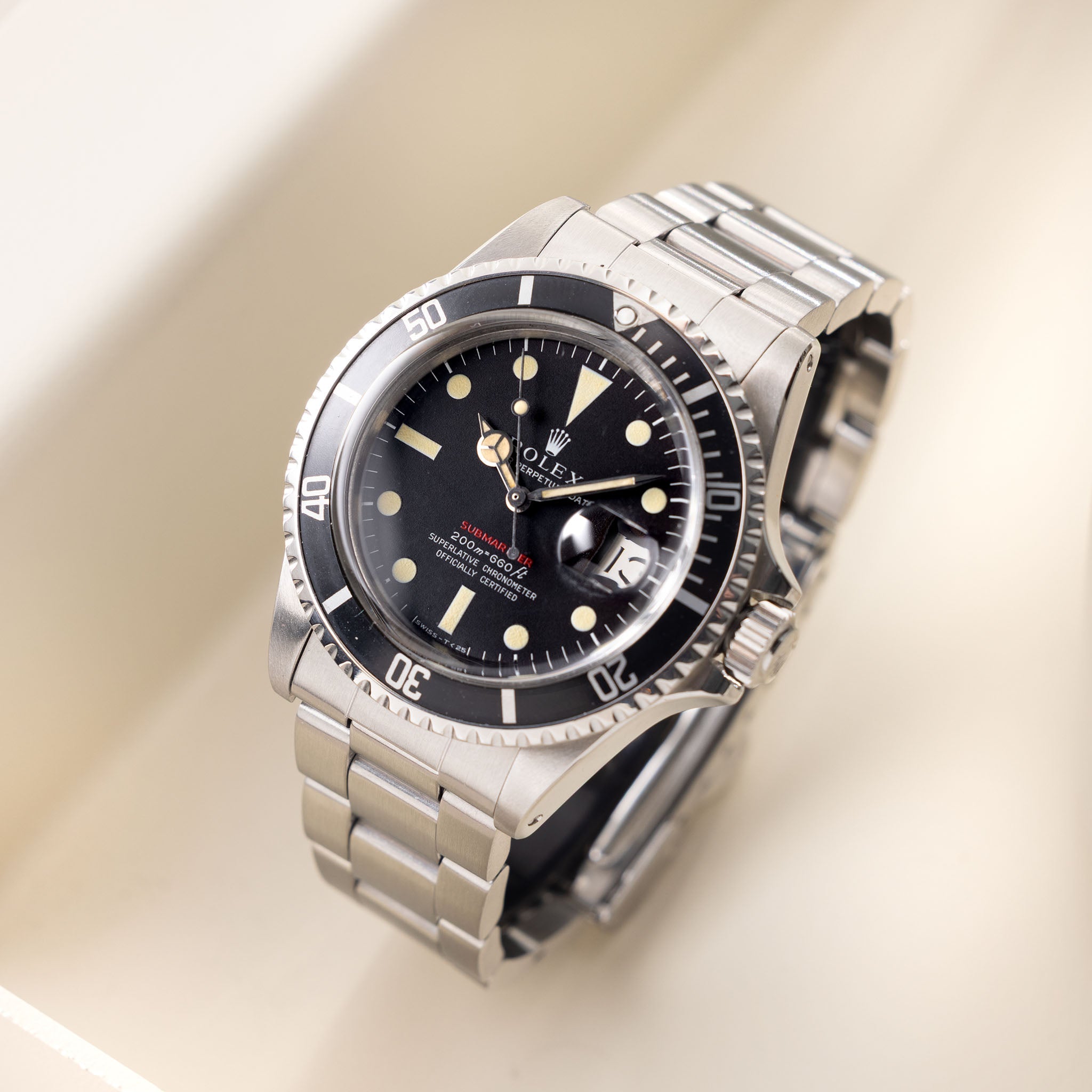 Rolex Submariner Date 1680 “Red Sub” Mk3 Meters First Dial