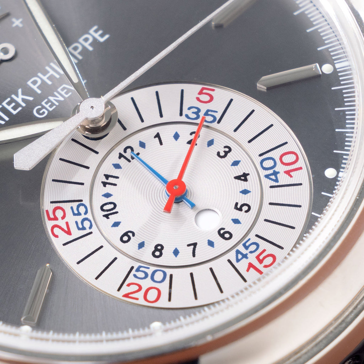 Patek Philippe Annual Calendar Flyback Chronograph 5960P in Platinum Execution Grey dial Full Set