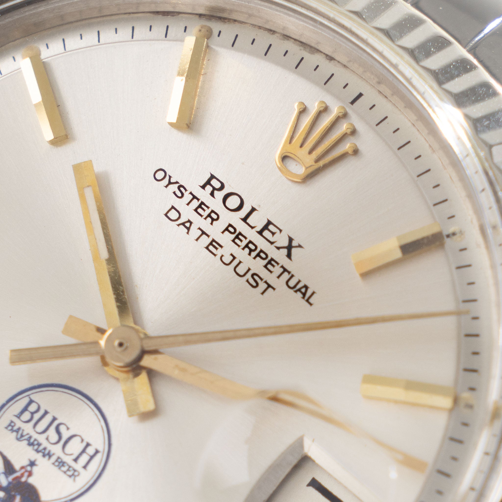 Rolex Datejust 1601 Busch Bavarian Beer Logo Dial