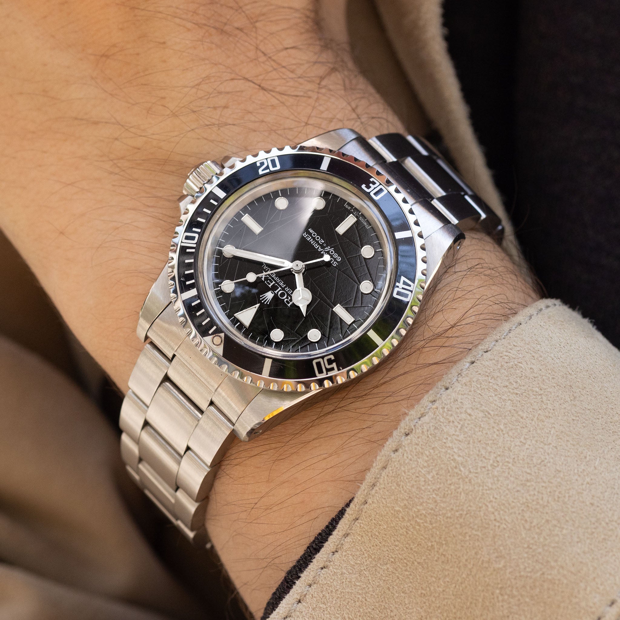 Rolex Submariner 5513 "Spider Dial" White Gold Indexes