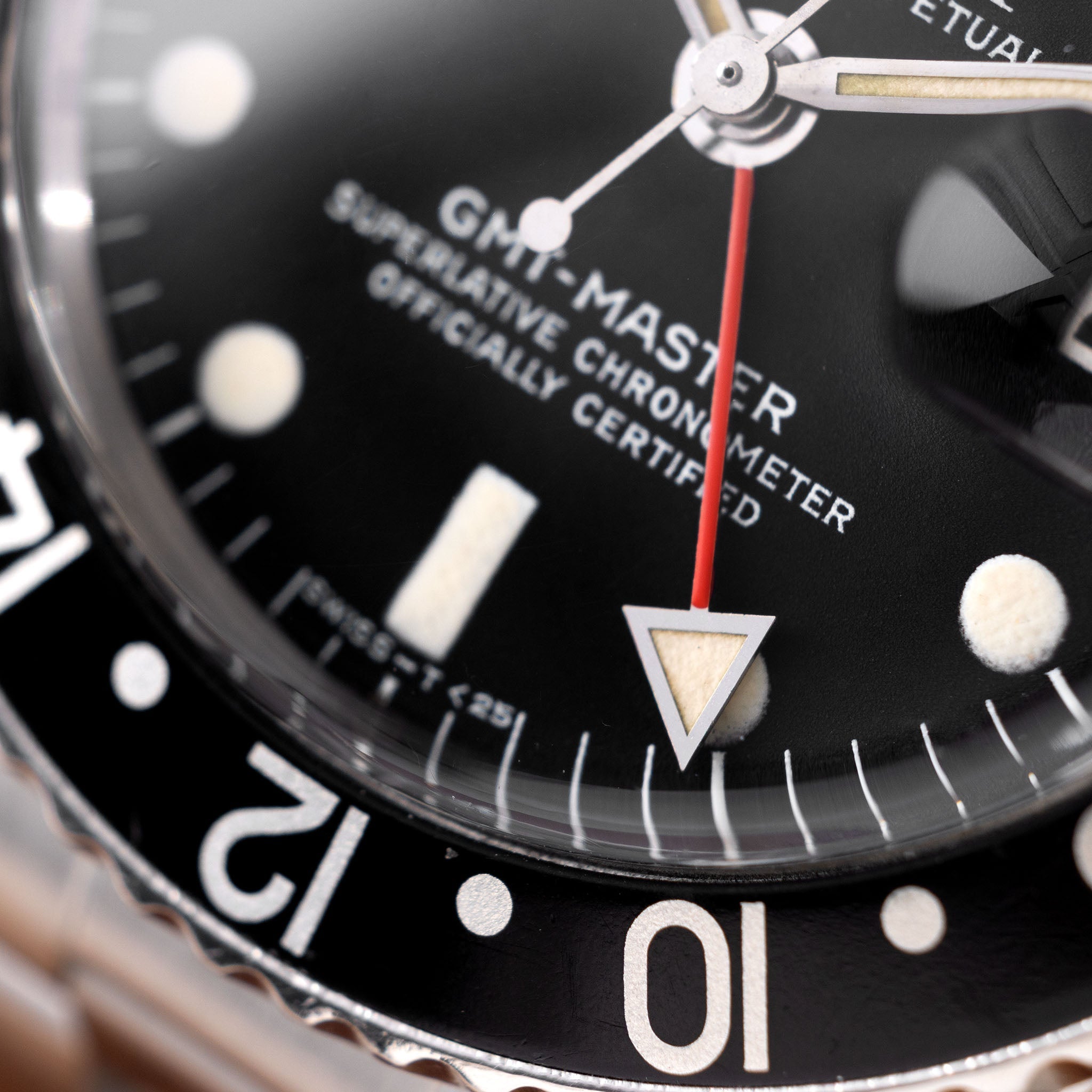 Rolex GMT-Master 1675 Mk4 Dial “Vanilla Patina” with 2 Bezel Inserts