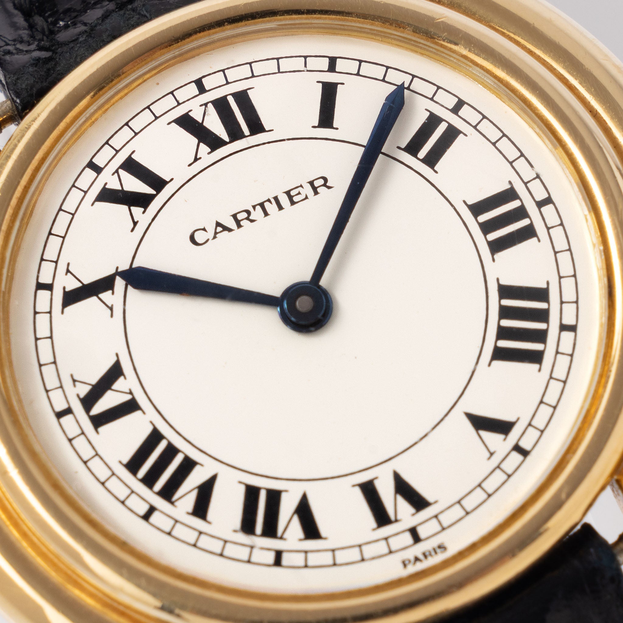 Cartier Vendôme Jumbo automatic “Paris” dial in 18 k yellow gold ref 17003