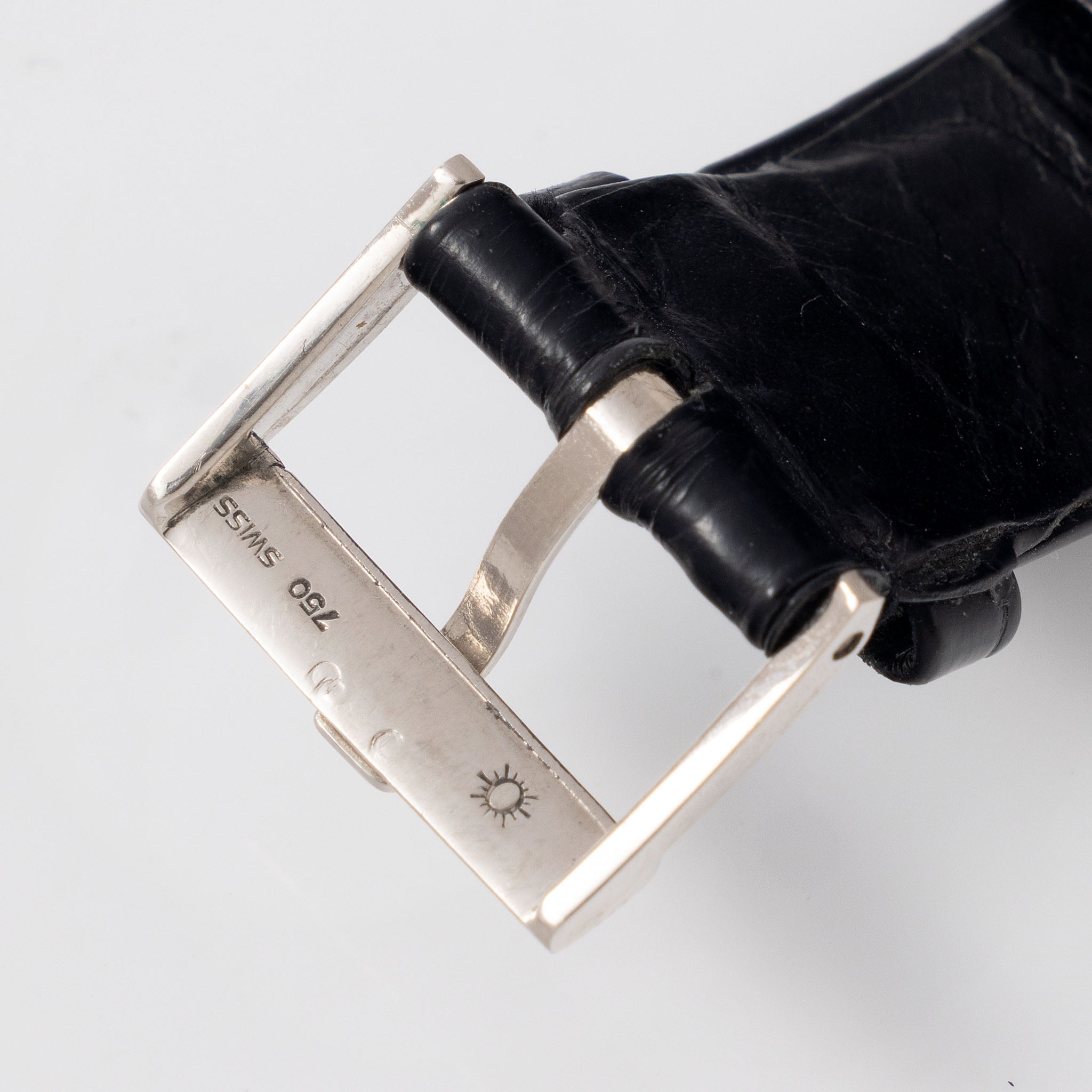 Piaget Emperador “Ultra Thin” Dresswatch Black Dial ref. 9591 in 18k white gold