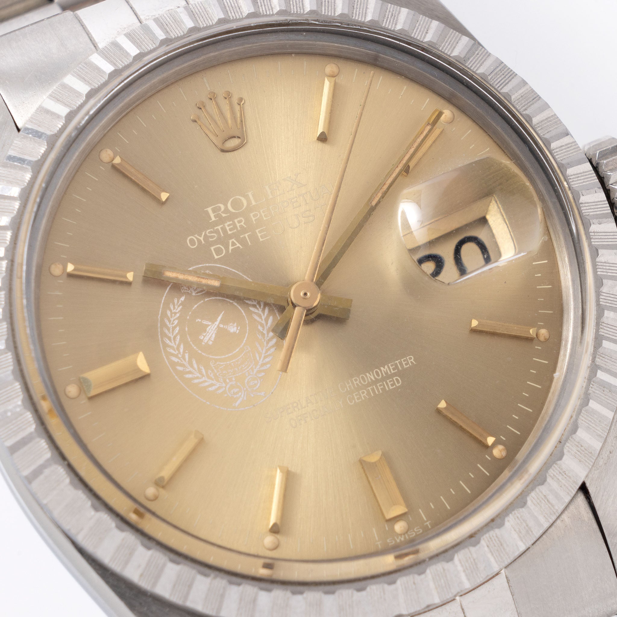 Rolex Datejust 16030 "Jordan Border Forces" Crest Dial