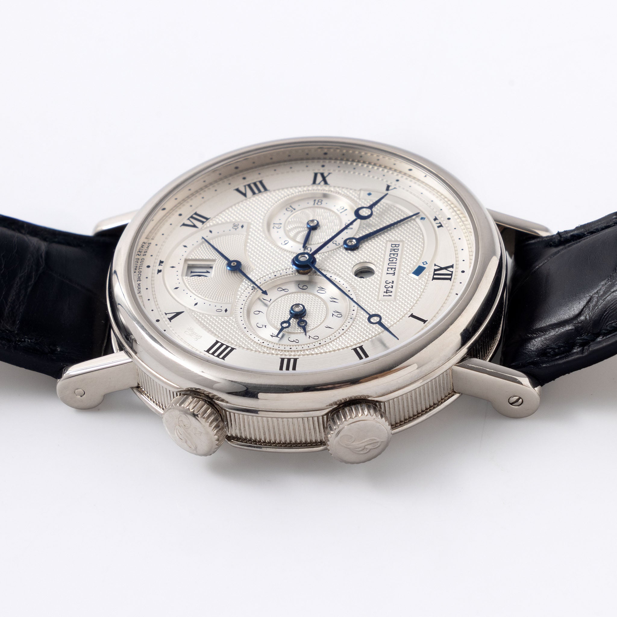 Breguet Reveil Du Tsar Le Classique Silver Guilloché Dial in 18k White Gold ref. 5707
