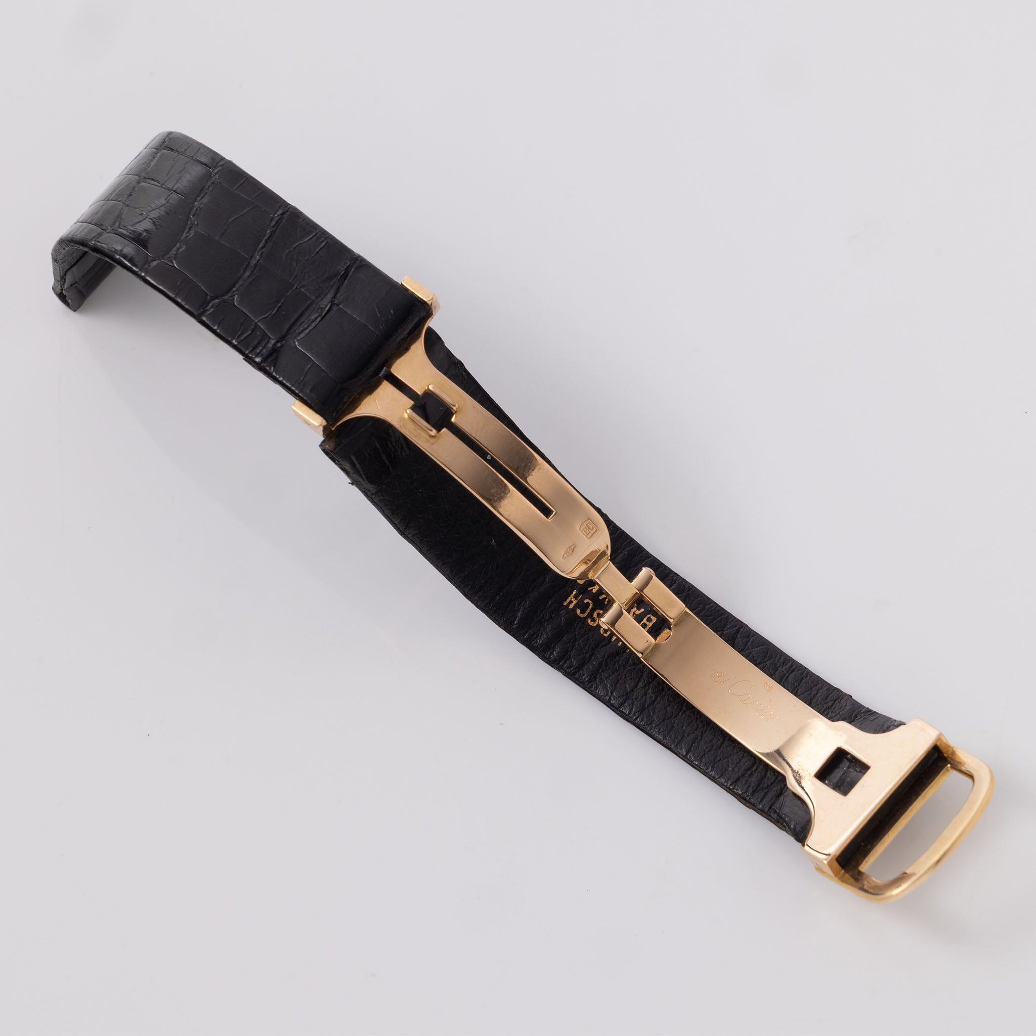 Cartier Santos Dumont Paris Dial in 18k yellow gold ref 78097