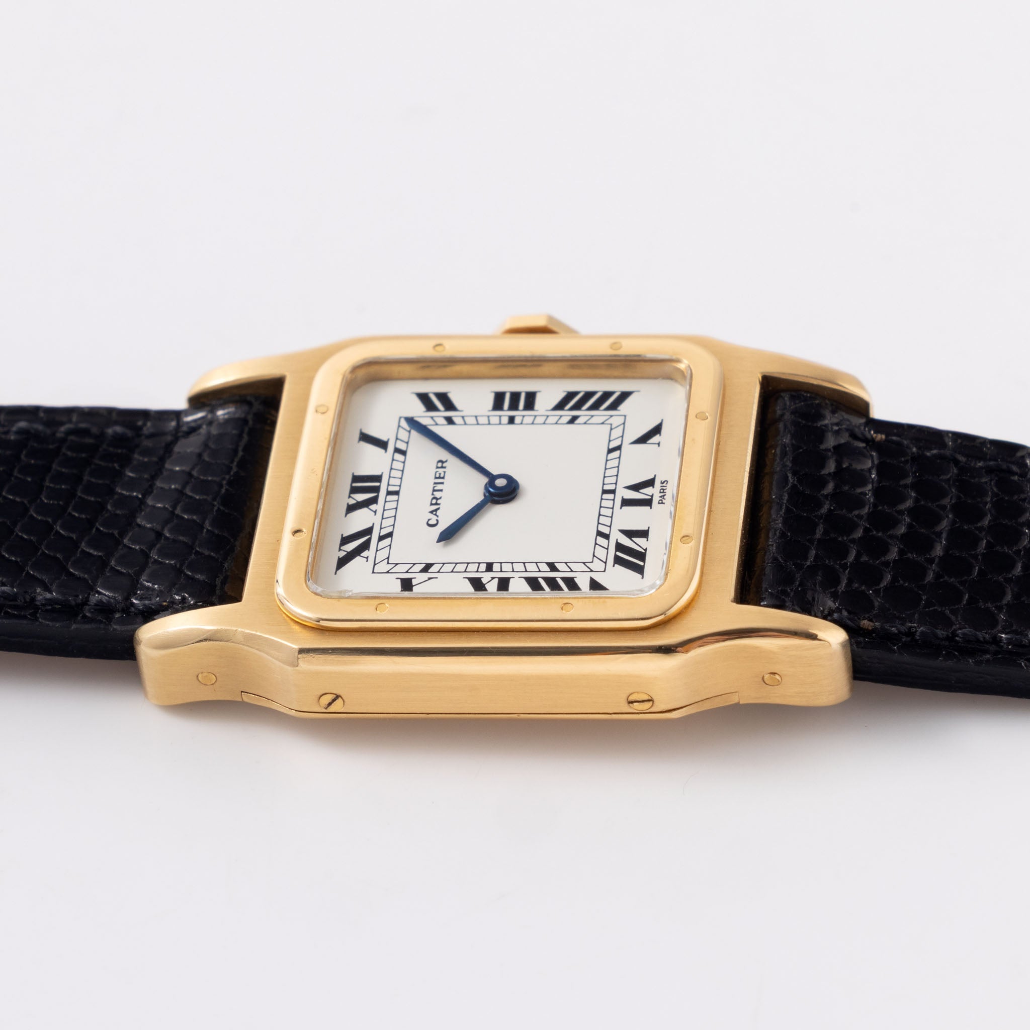 Cartier Santos Dumont Paris Dial in 18k yellow gold ref 78097