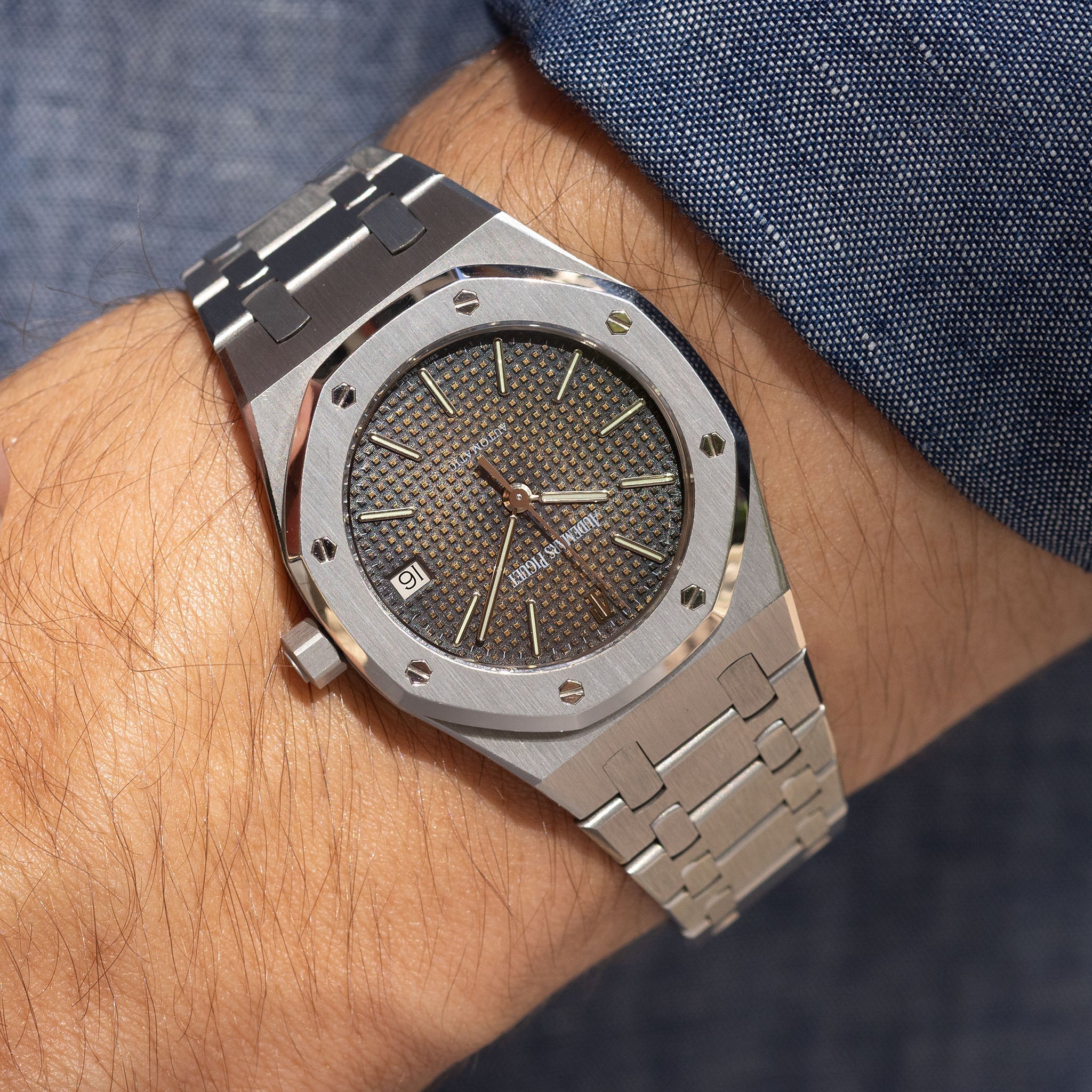 Audemars Piguet Royal-Oak Tropical MK2 Dial with Box Extract of Archives and Service Papers
