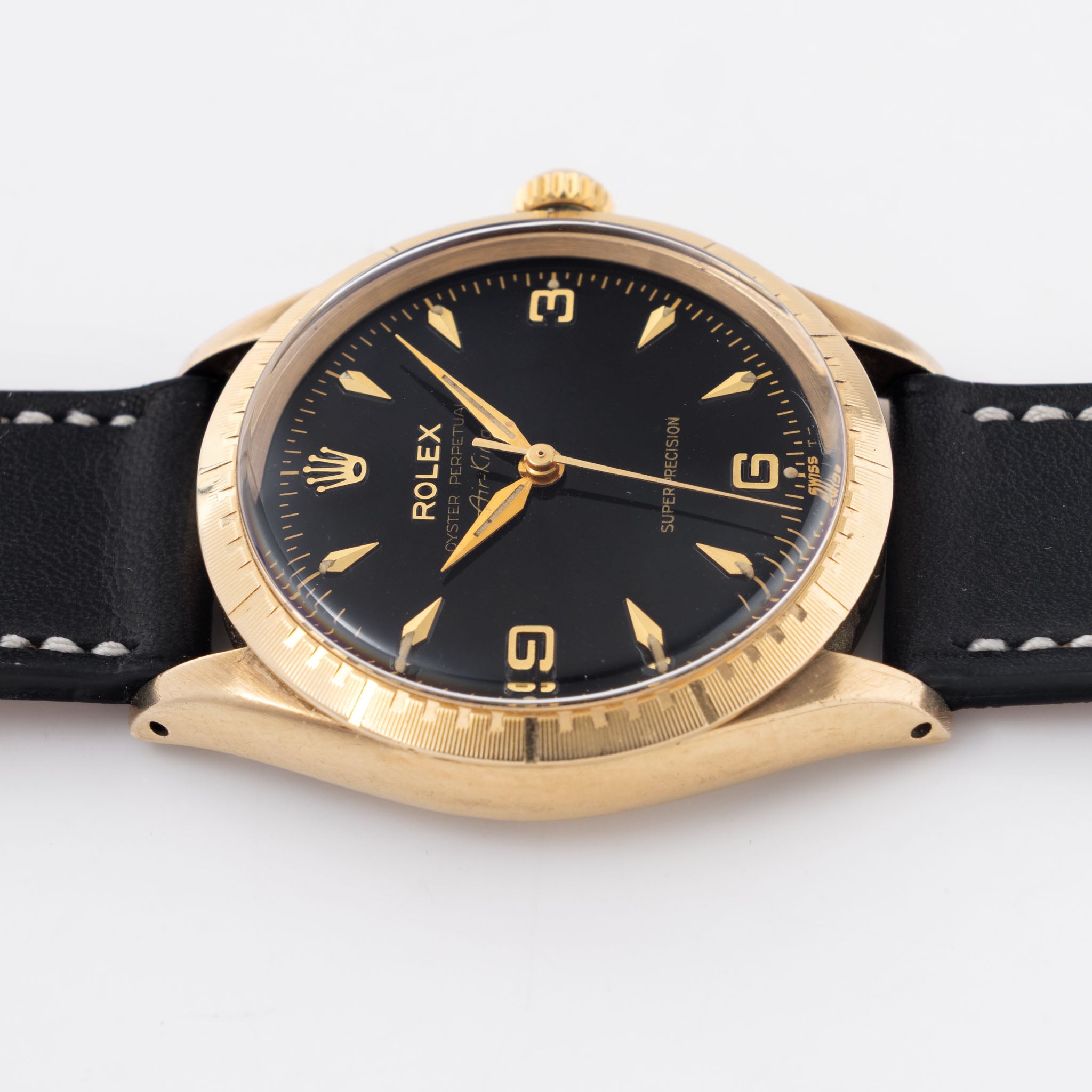 Rolex Oyster Perpetual Air-King Gilt dial in 9k yellow gold ref. 1002