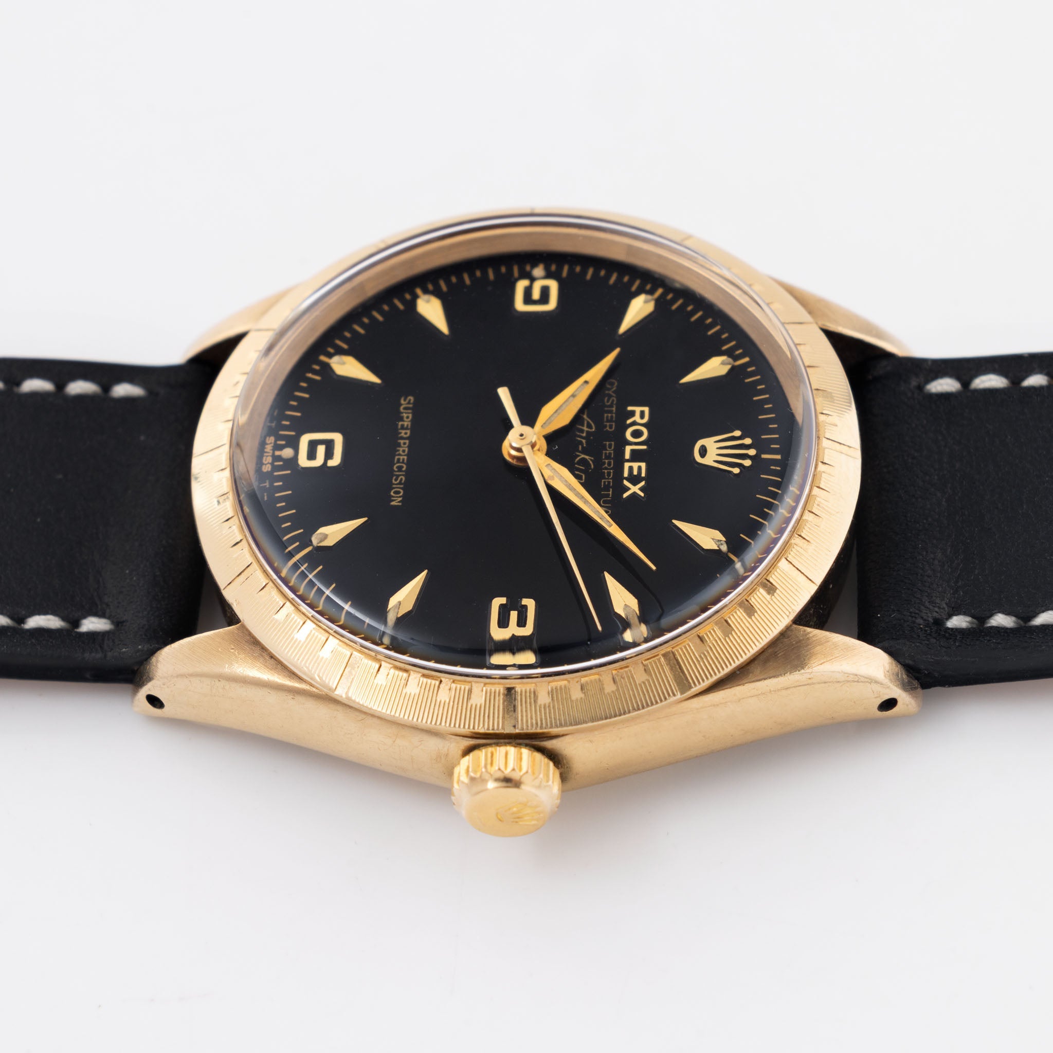 Rolex Oyster Perpetual Air-King Gilt dial in 9k yellow gold ref. 1002