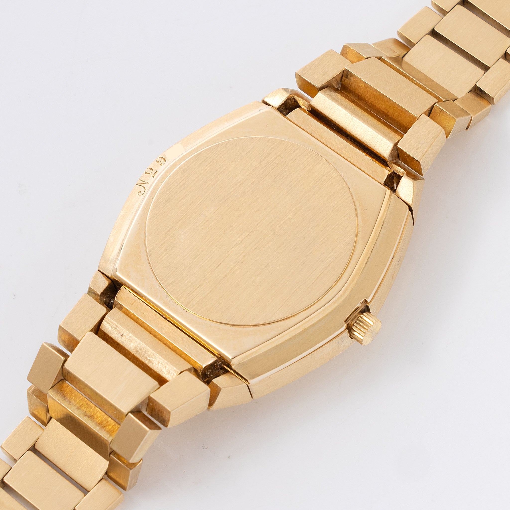 Rolex Beta 21 Il Texano Cream dial in 18k yellow gold ref 5100