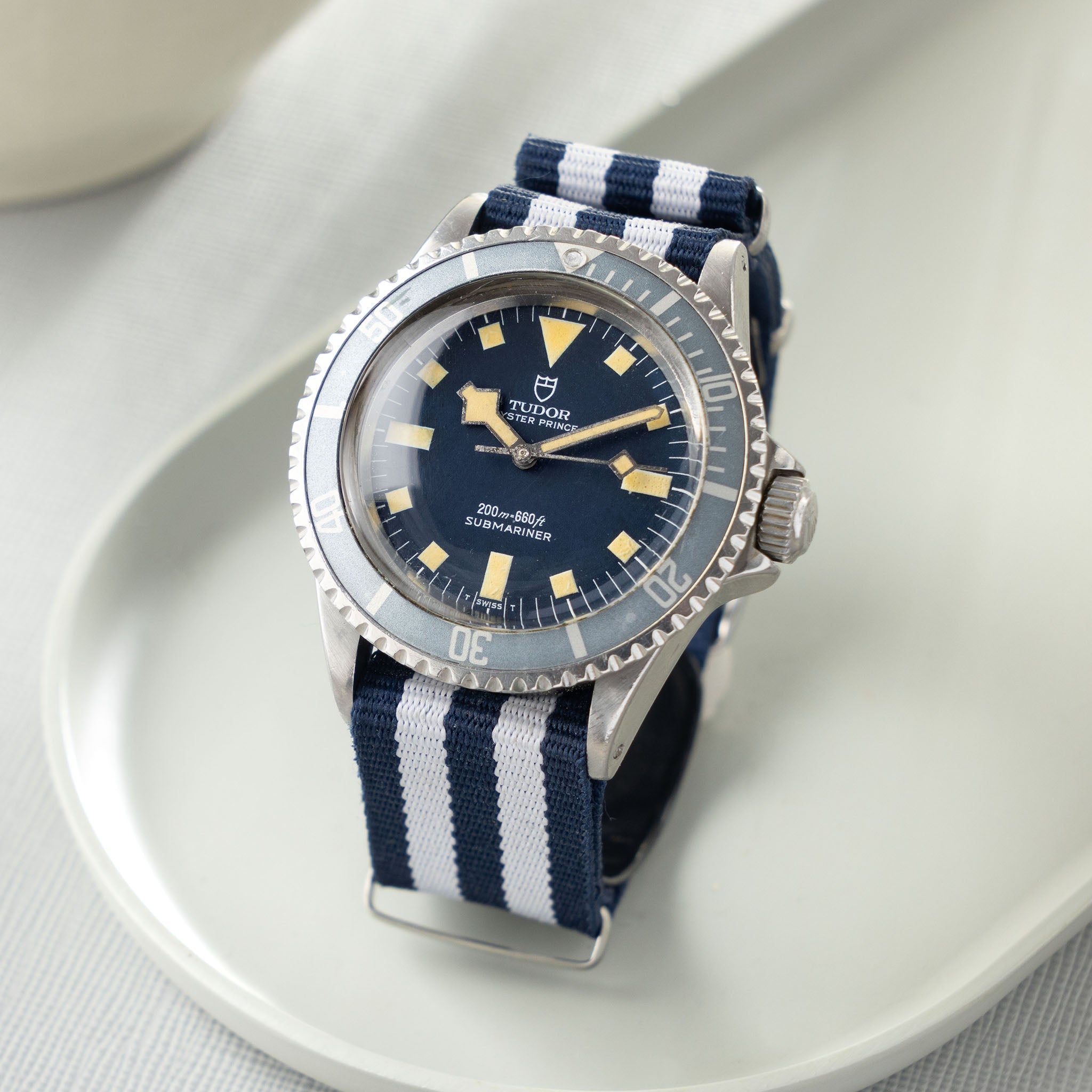 Tudor Submariner MN82 Marine Nationale ref 9410/0 Blue Snowflake Dial