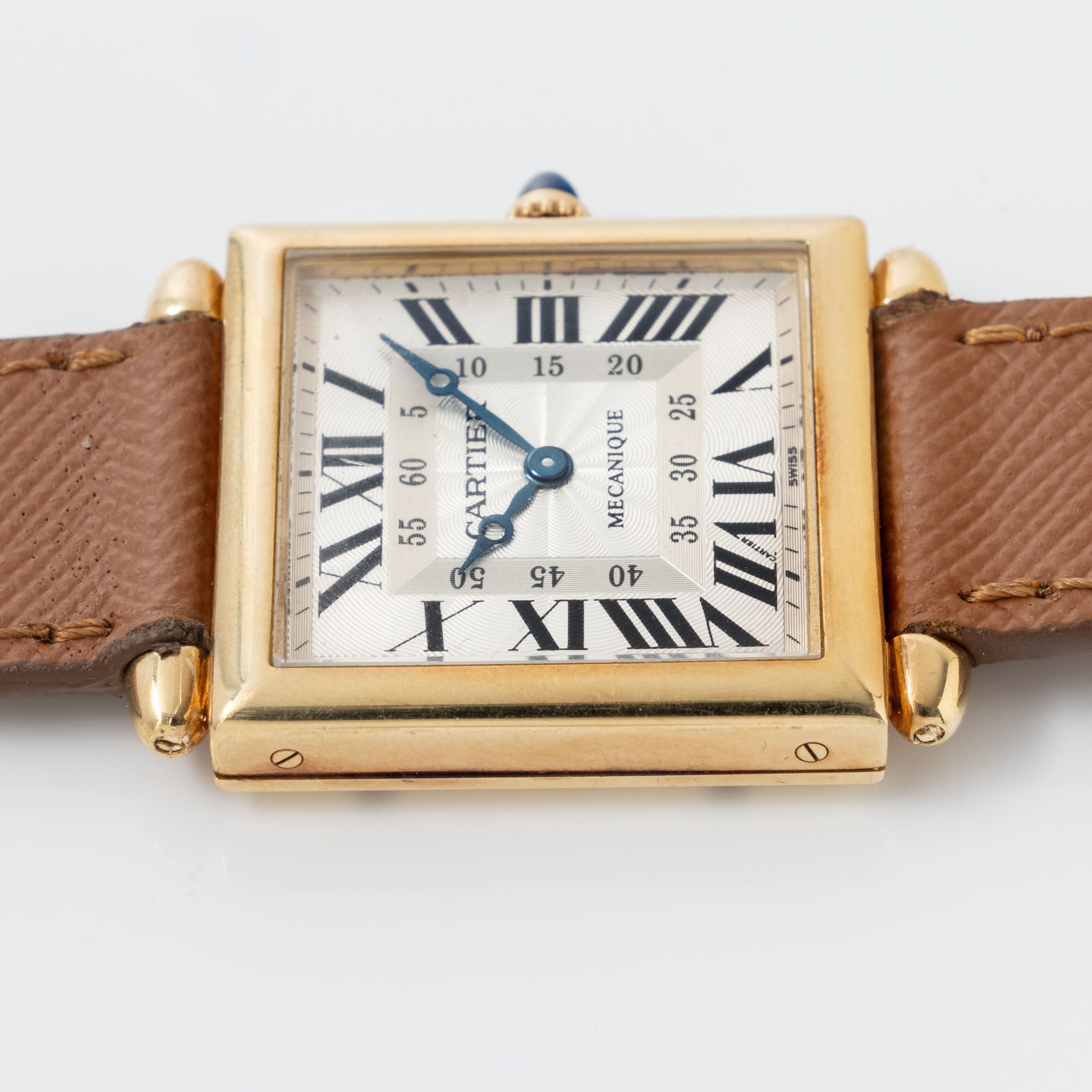 Cartier Tank Obus CPCP in 18 k yellow gold ref 2380