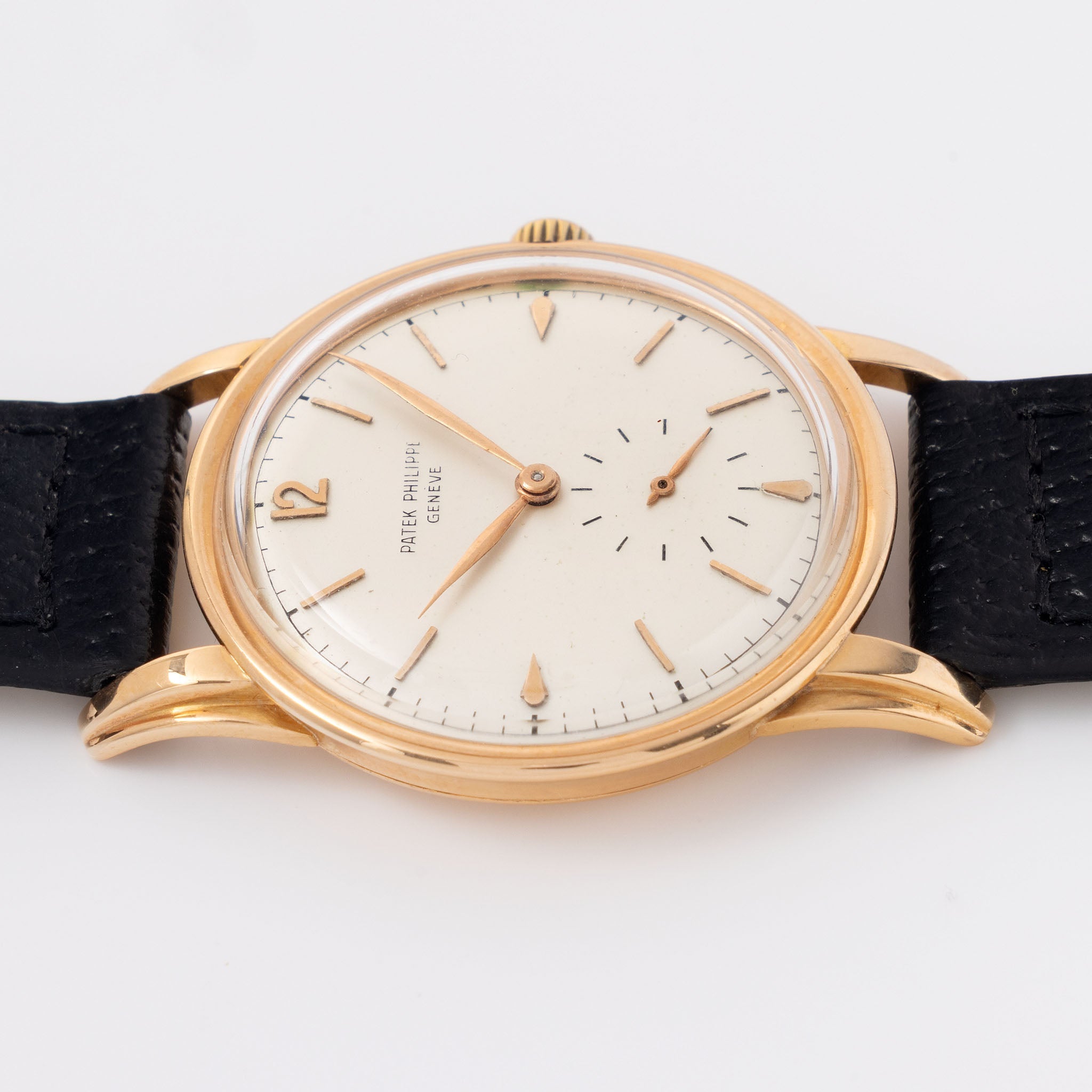 Patek Philippe Calatrava in 18k Rose Gold Silver Dial ref 2452R